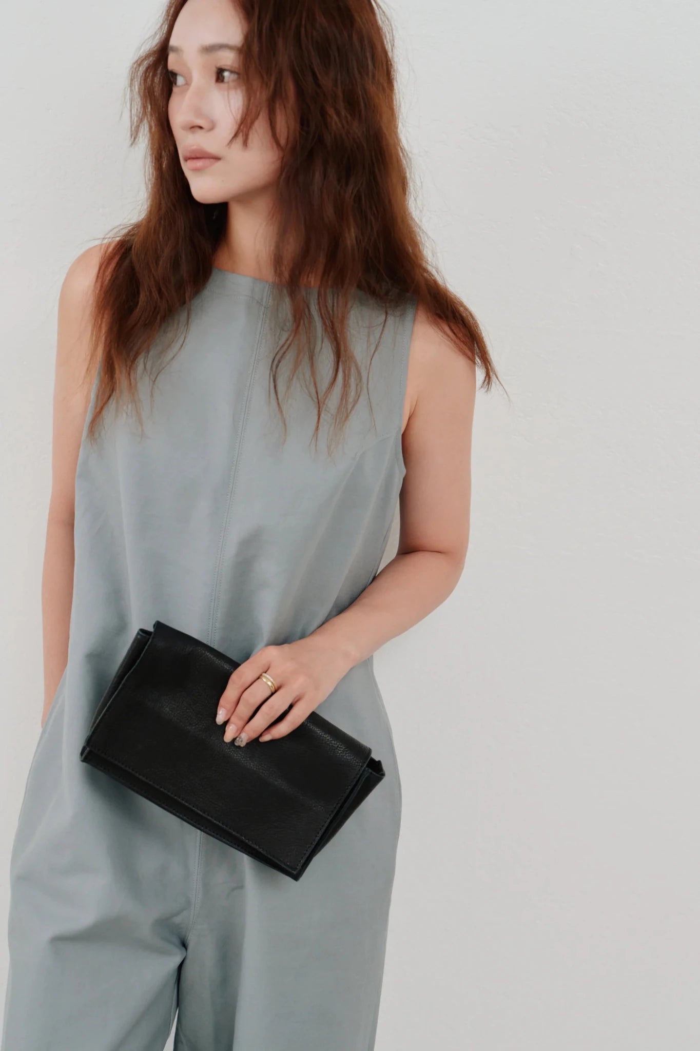 【Hella 2026 SPRING/SUMMER】back open cotton overall - Champdelarose