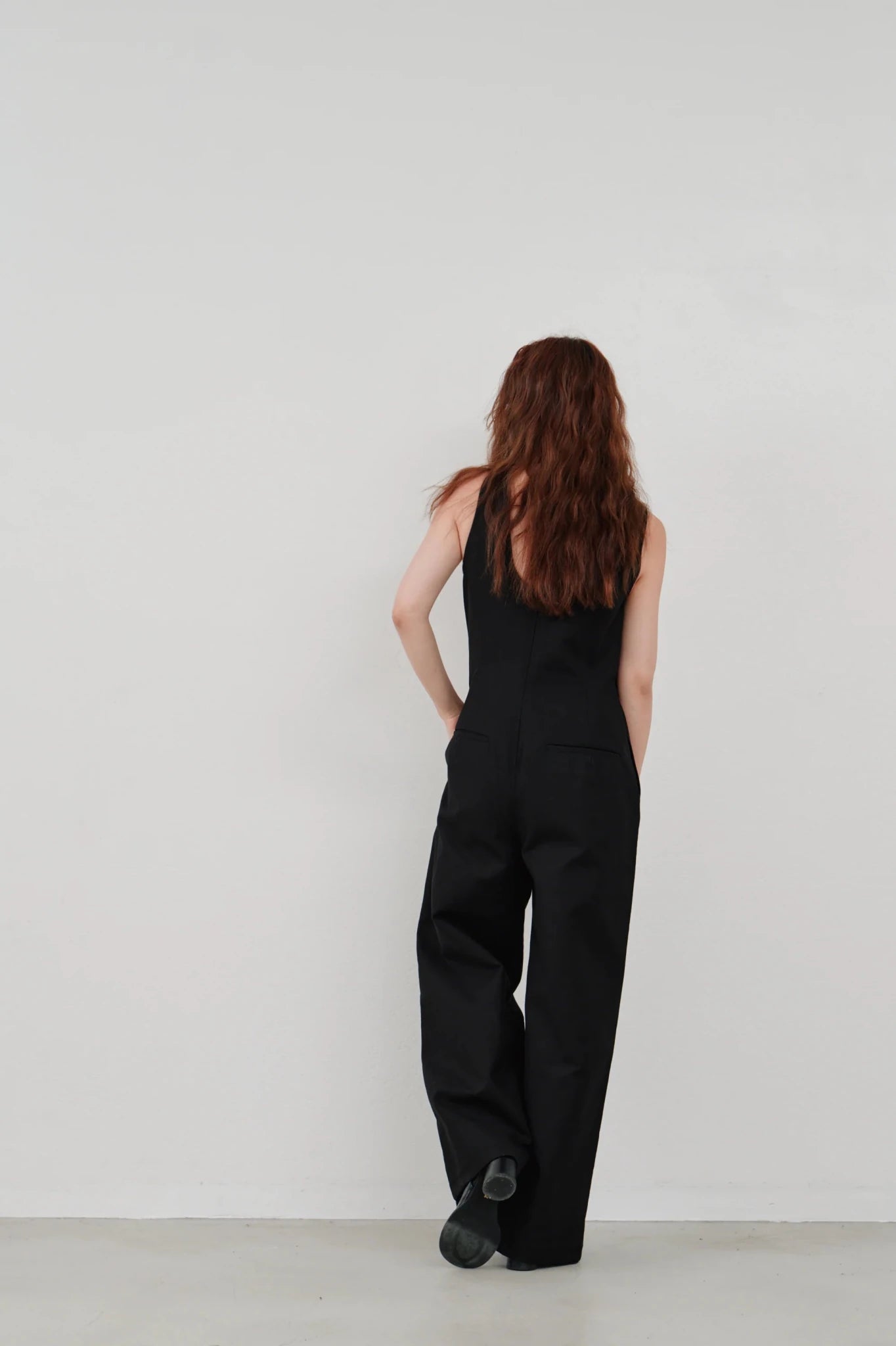 【Hella 2026 SPRING/SUMMER】back open cotton overall - Champdelarose