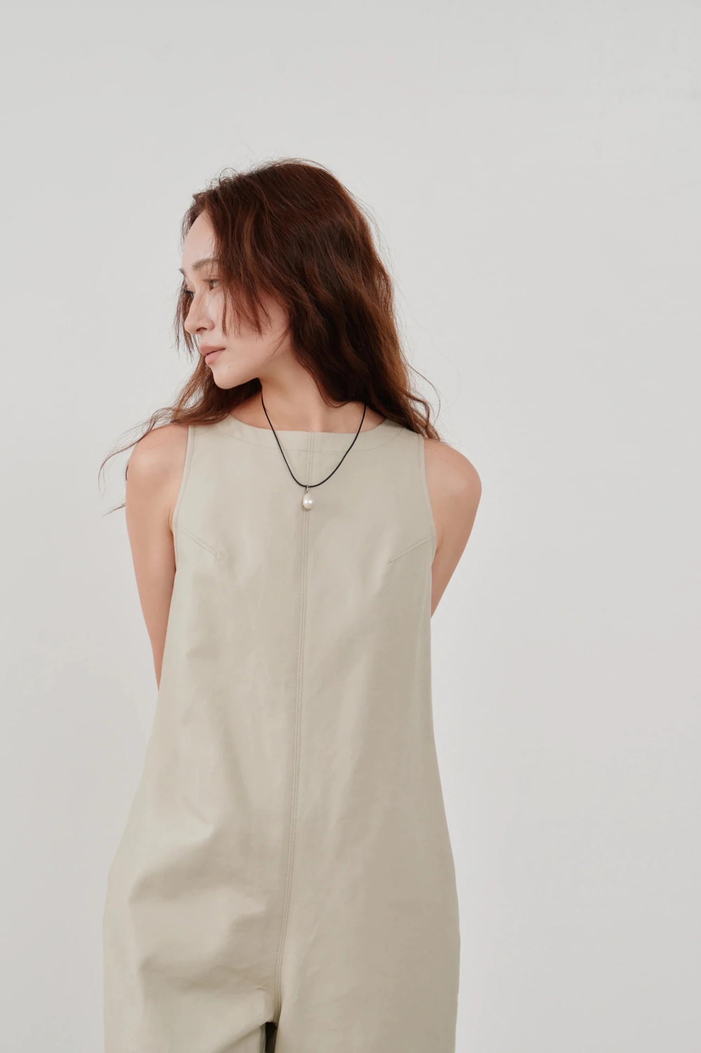 【Hella 2026 SPRING/SUMMER】back open cotton overall - Champdelarose