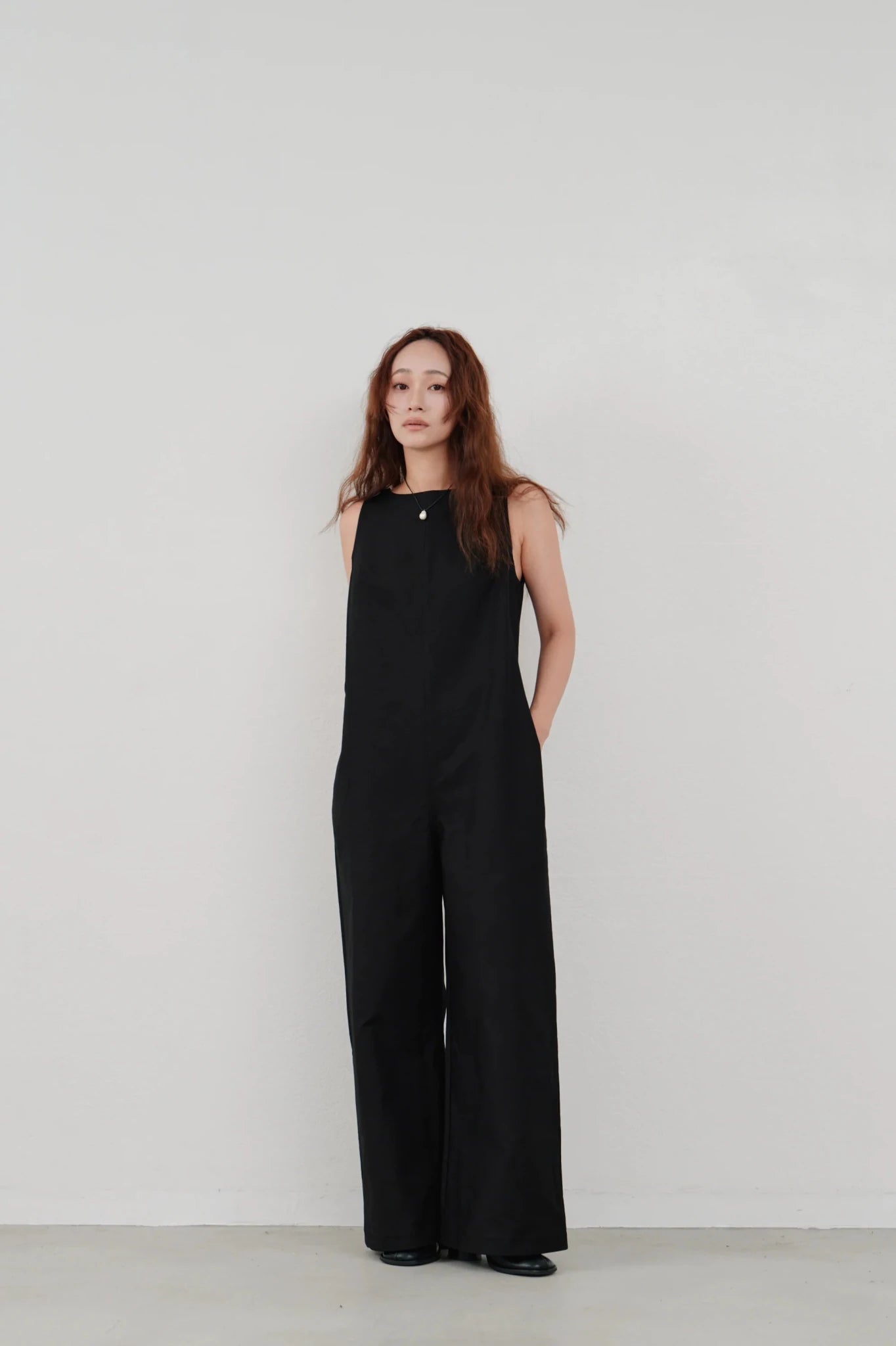 【Hella 2026 SPRING/SUMMER】back open cotton overall - Champdelarose