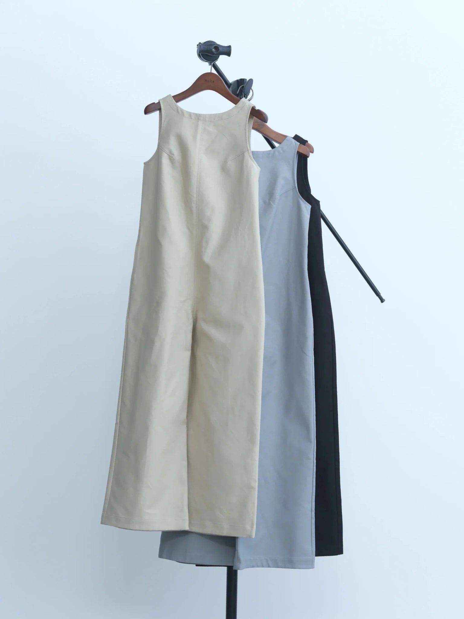【Hella 2026 SPRING/SUMMER】back open cotton overall - Champdelarose