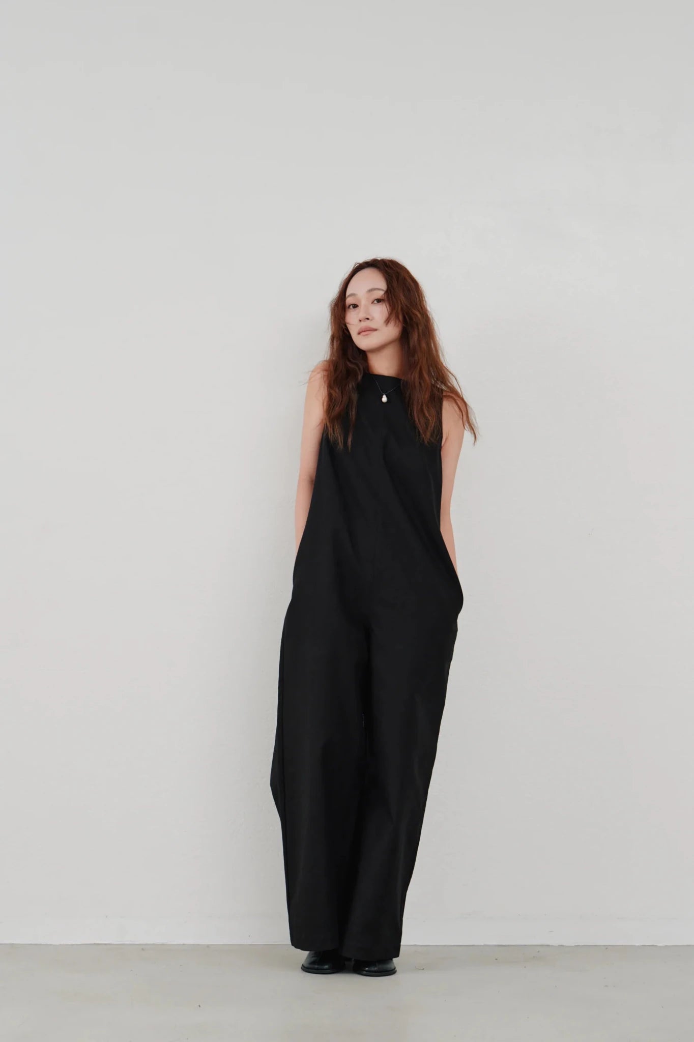 【Hella 2026 SPRING/SUMMER】back open cotton overall - Champdelarose