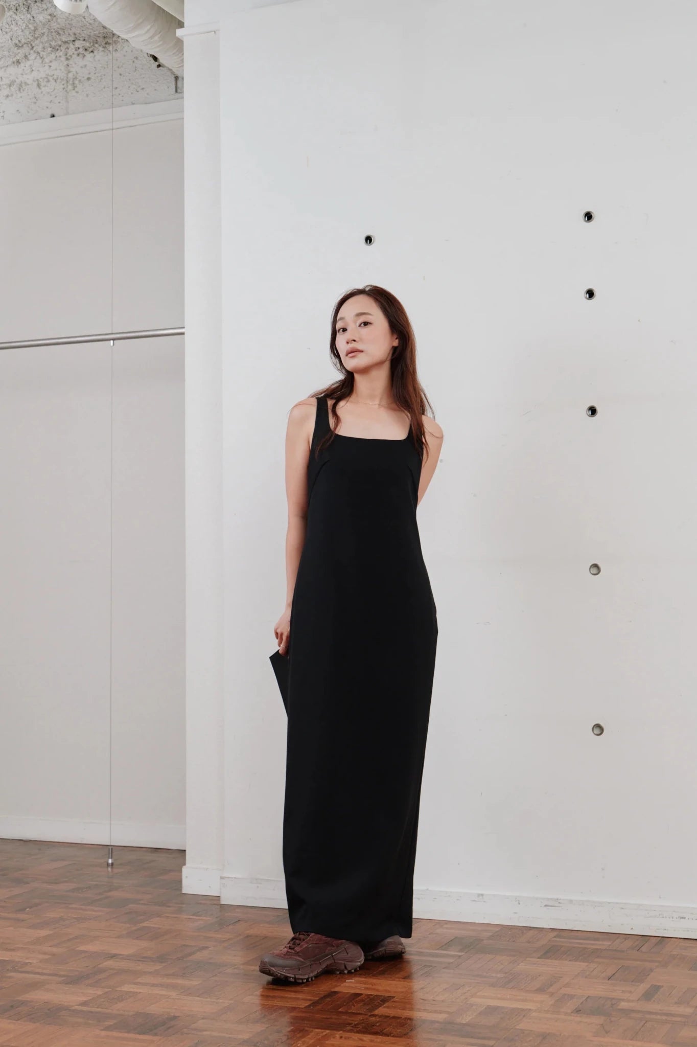 【Hella 2026 SPRING/SUMMER】back tie cocoon dress - Champdelarose