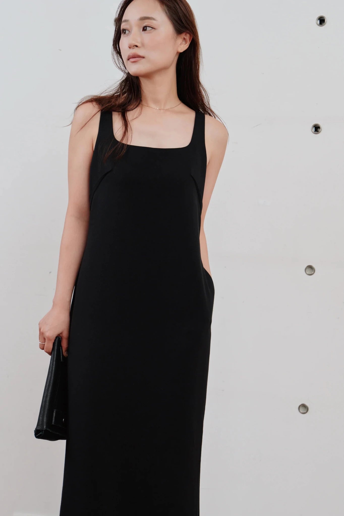 【Hella 2026 SPRING/SUMMER】back tie cocoon dress - Champdelarose
