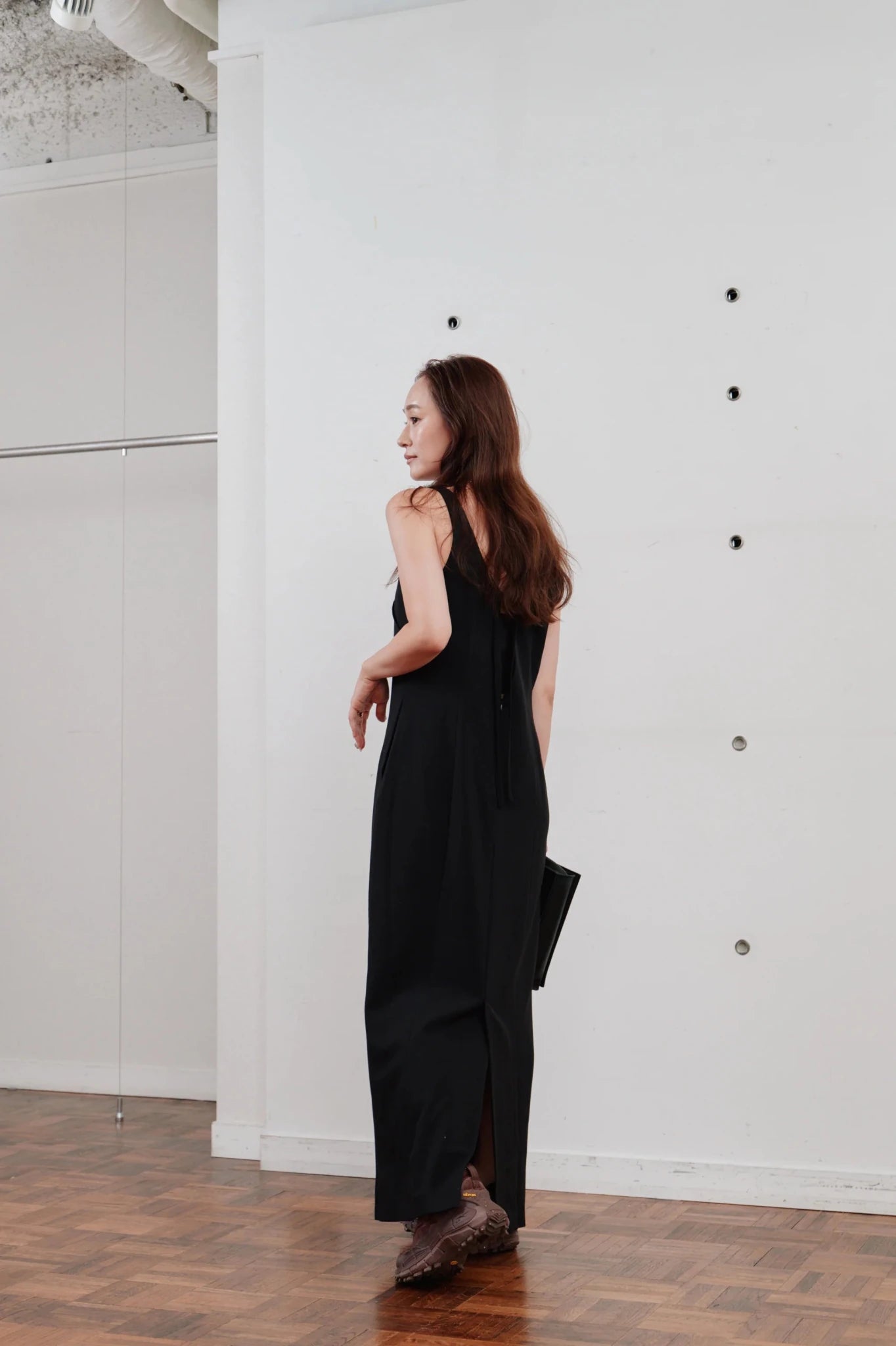 【Hella 2026 SPRING/SUMMER】back tie cocoon dress - Champdelarose