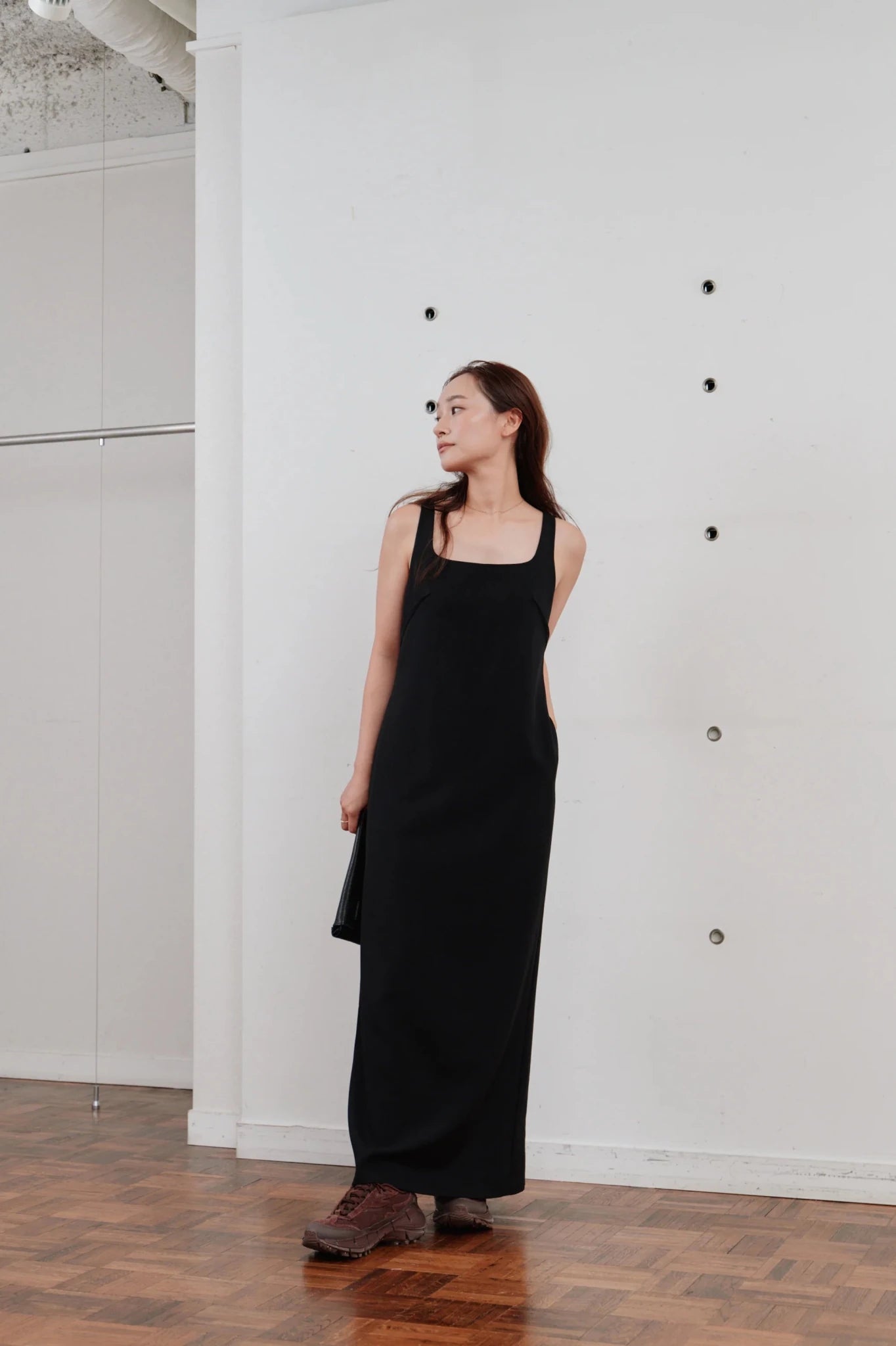 【Hella 2026 SPRING/SUMMER】back tie cocoon dress - Champdelarose