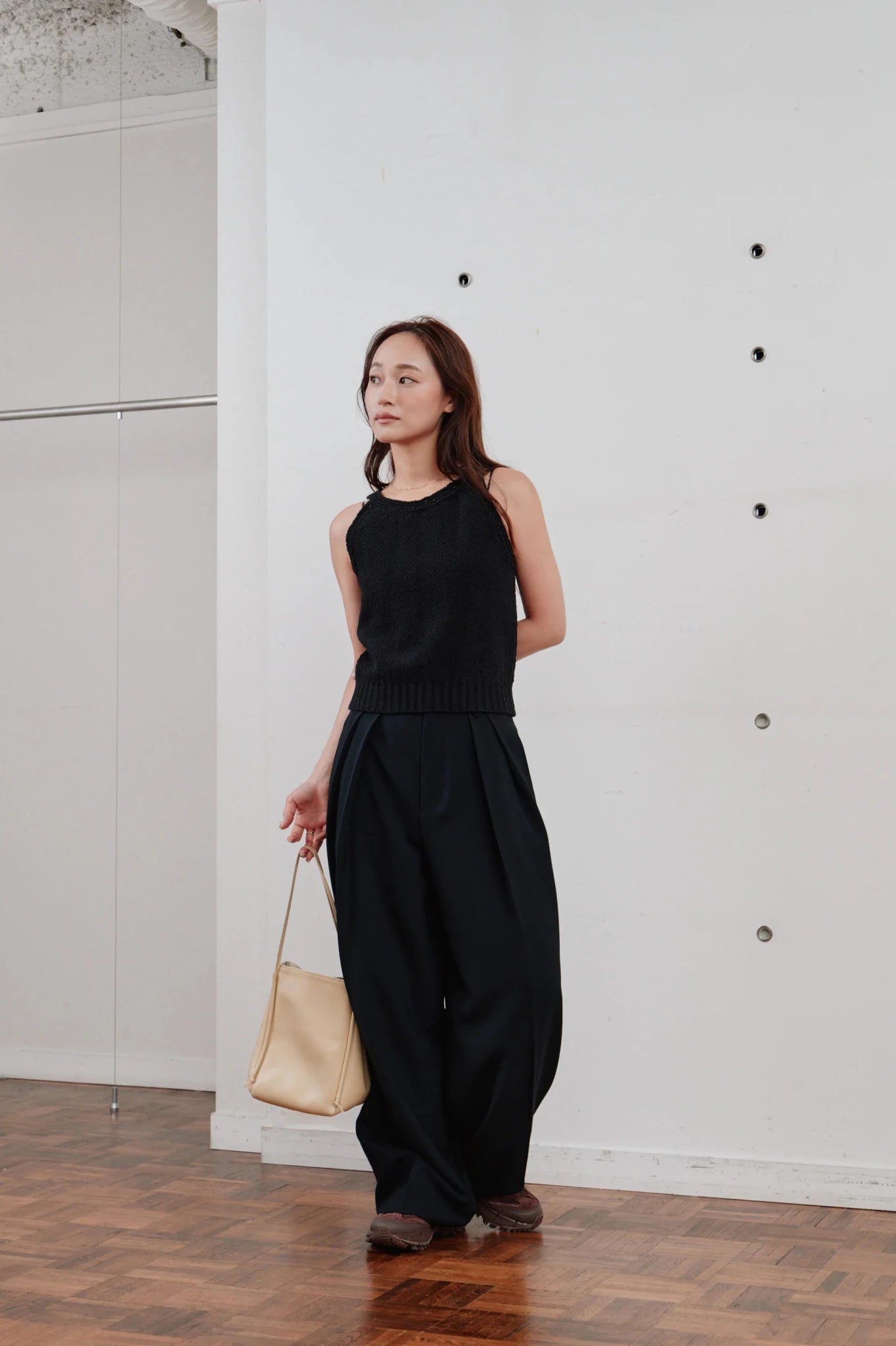 【Hella 2026 SPRING/SUMMER】crochet edging knit top - Champdelarose
