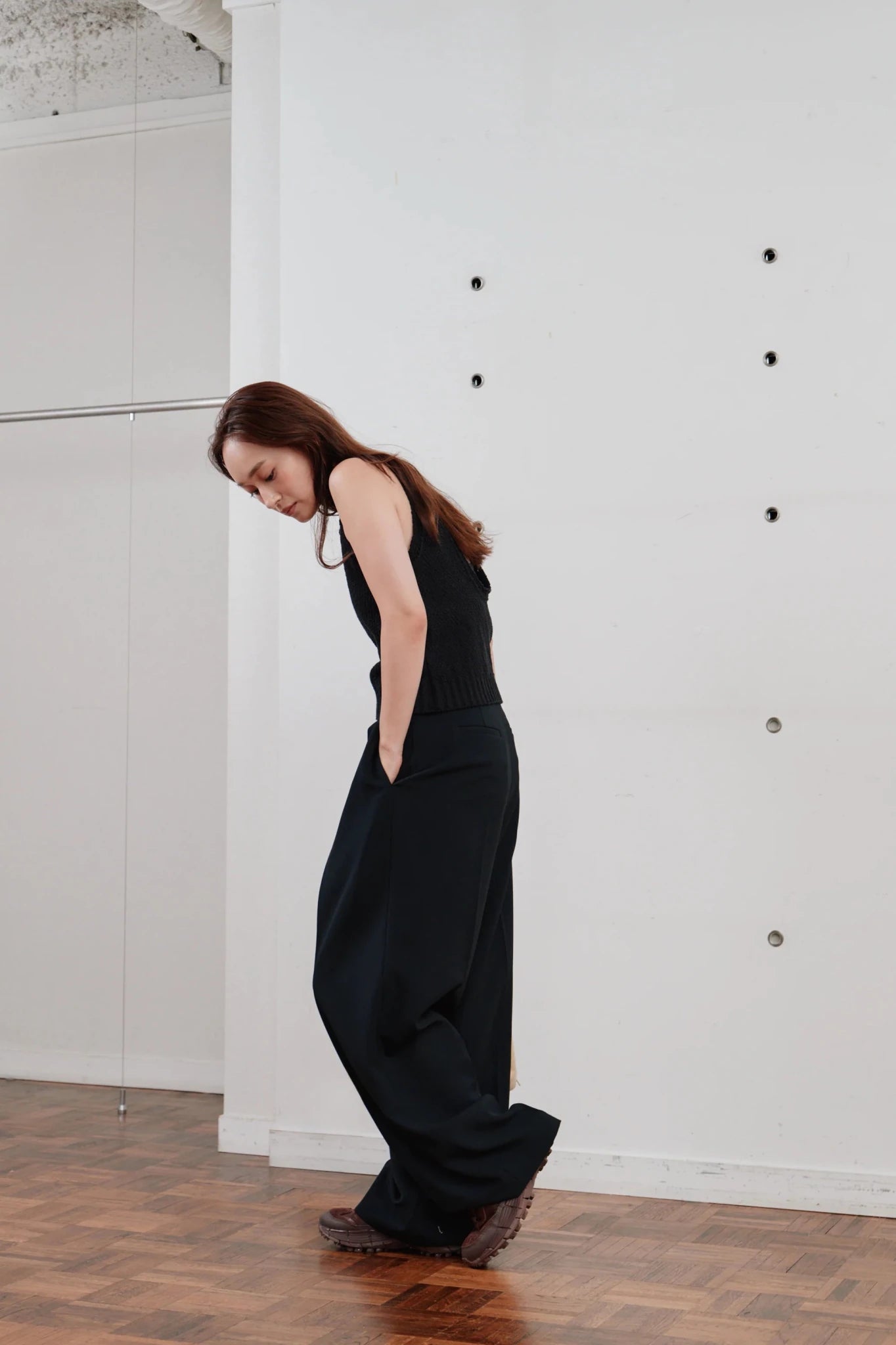 【Hella 2026 SPRING/SUMMER】crochet edging knit top - Champdelarose