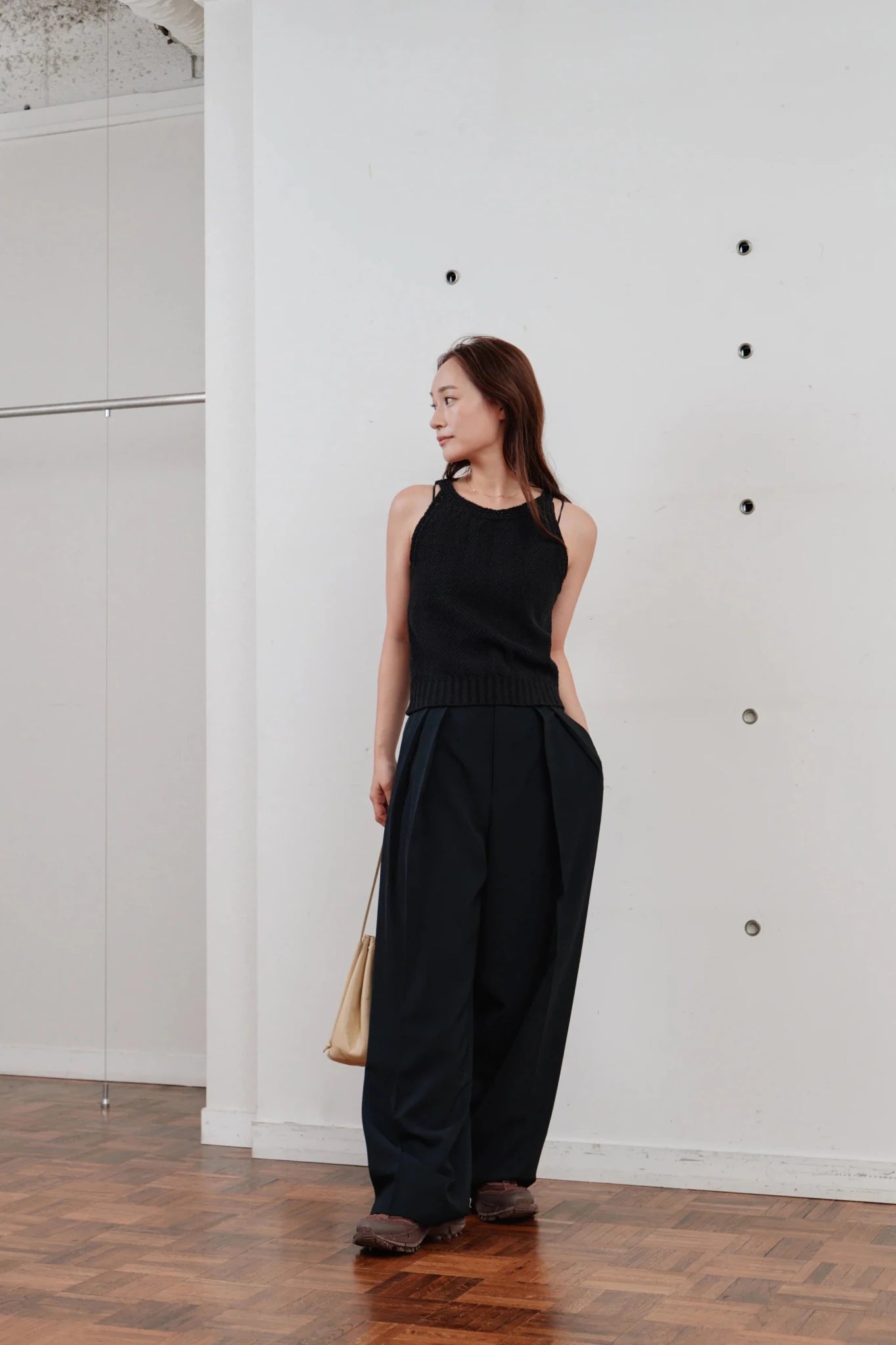 【Hella 2026 SPRING/SUMMER】crochet edging knit top - Champdelarose