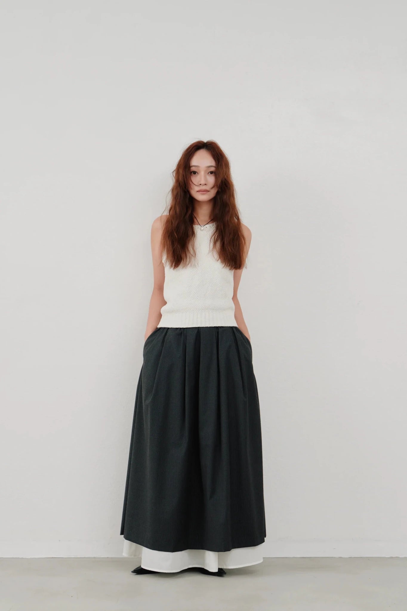 【Hella 2026 SPRING/SUMMER】crochet edging knit top - Champdelarose