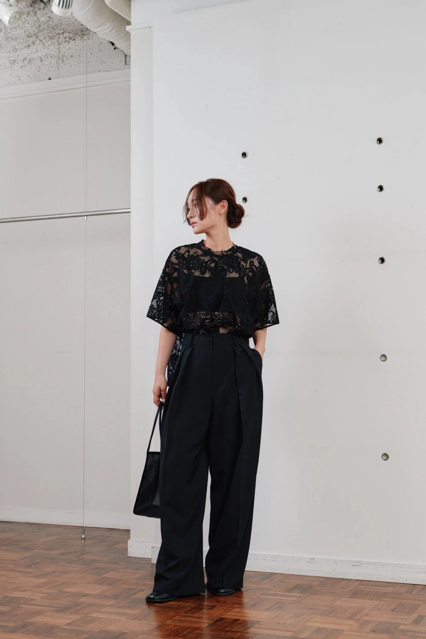 【Hella 2026 SPRING/SUMMER】double tuck wide pants - Champdelarose