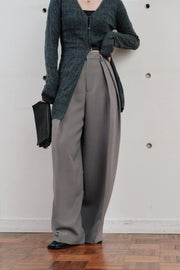 【Hella 2026 SPRING/SUMMER】double tuck wide pants - Champdelarose