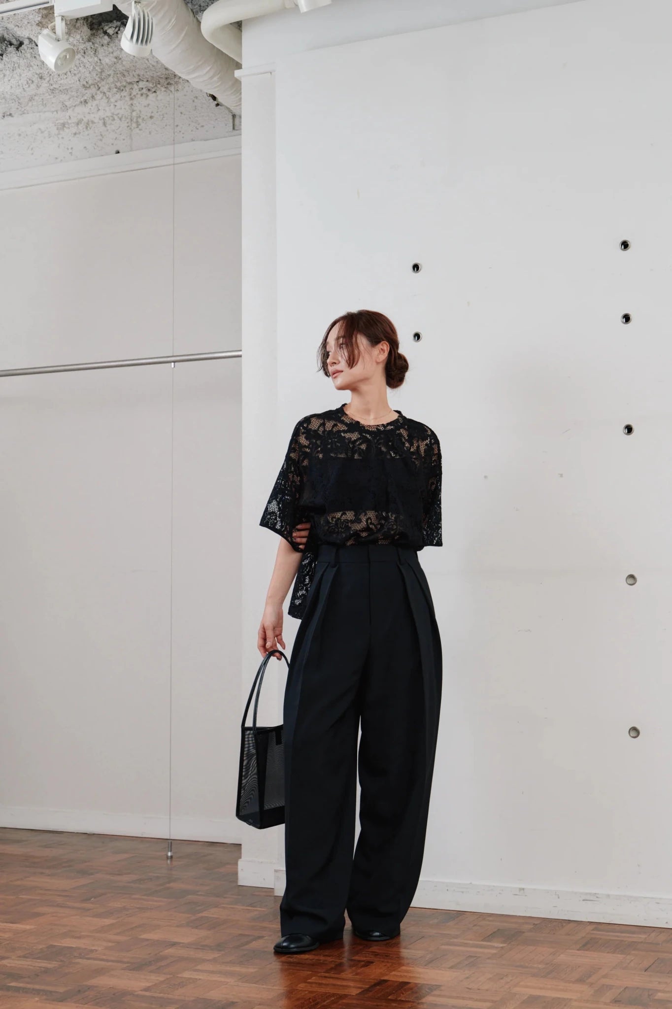 【Hella 2026 SPRING/SUMMER】double tuck wide pants - Champdelarose
