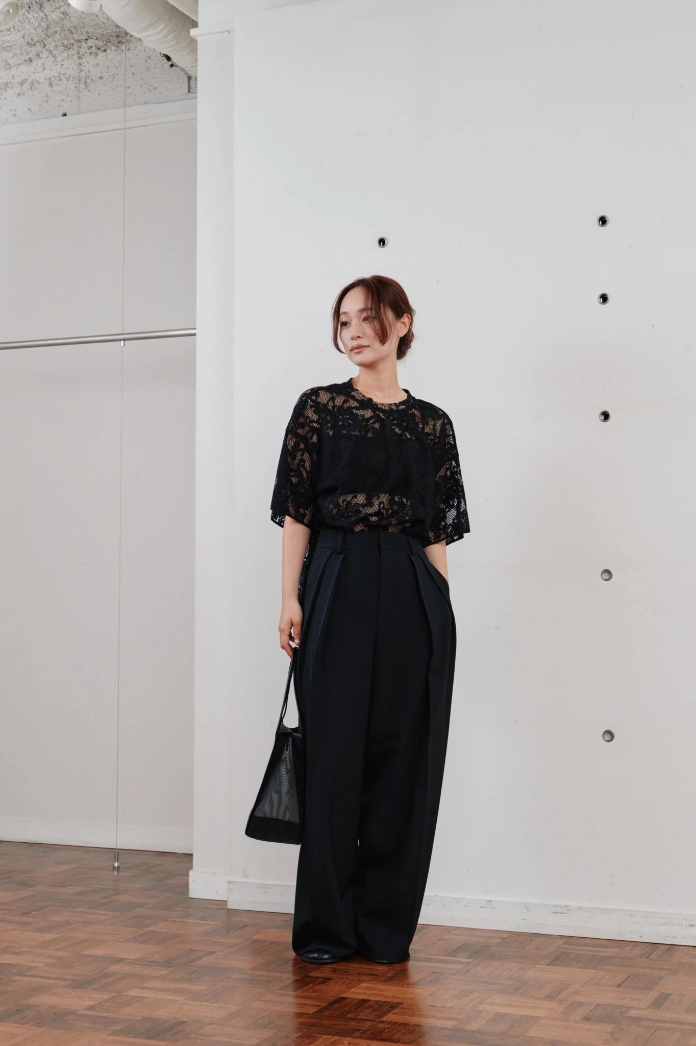 【Hella 2026 SPRING/SUMMER】double tuck wide pants - Champdelarose