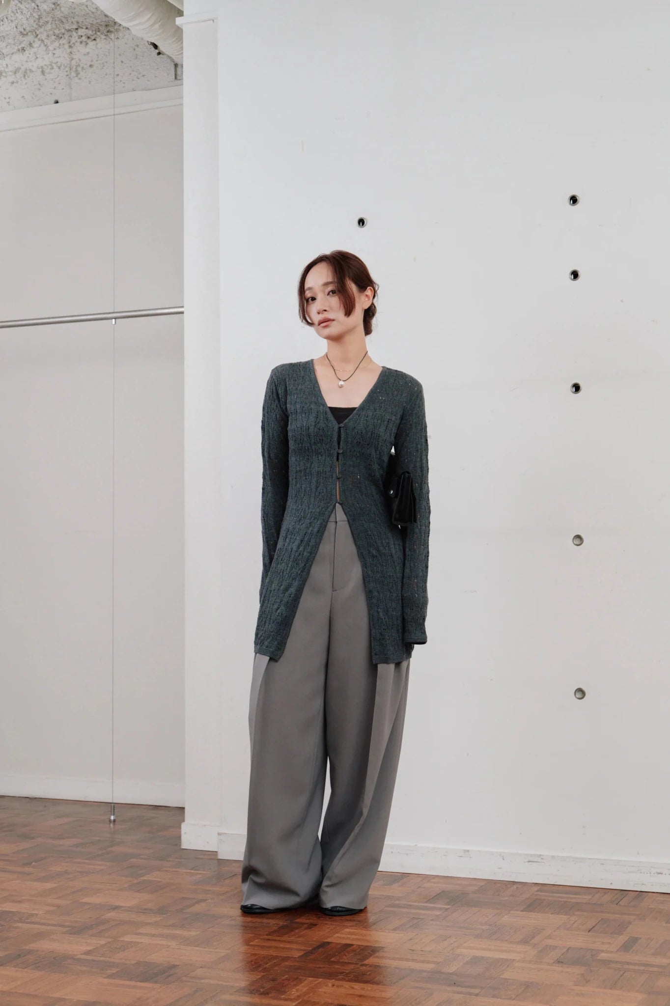 【Hella 2026 SPRING/SUMMER】double tuck wide pants - Champdelarose