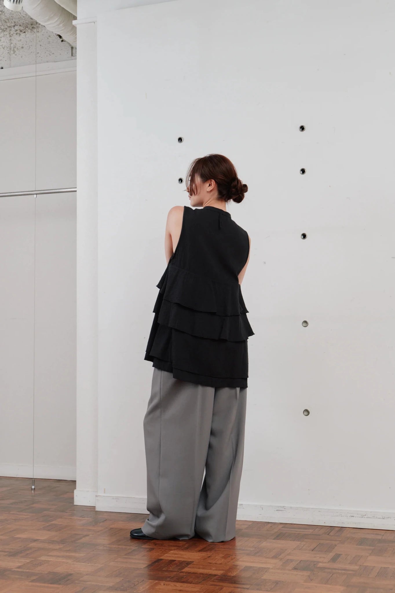 【Hella 2026 SPRING/SUMMER】double tuck wide pants - Champdelarose
