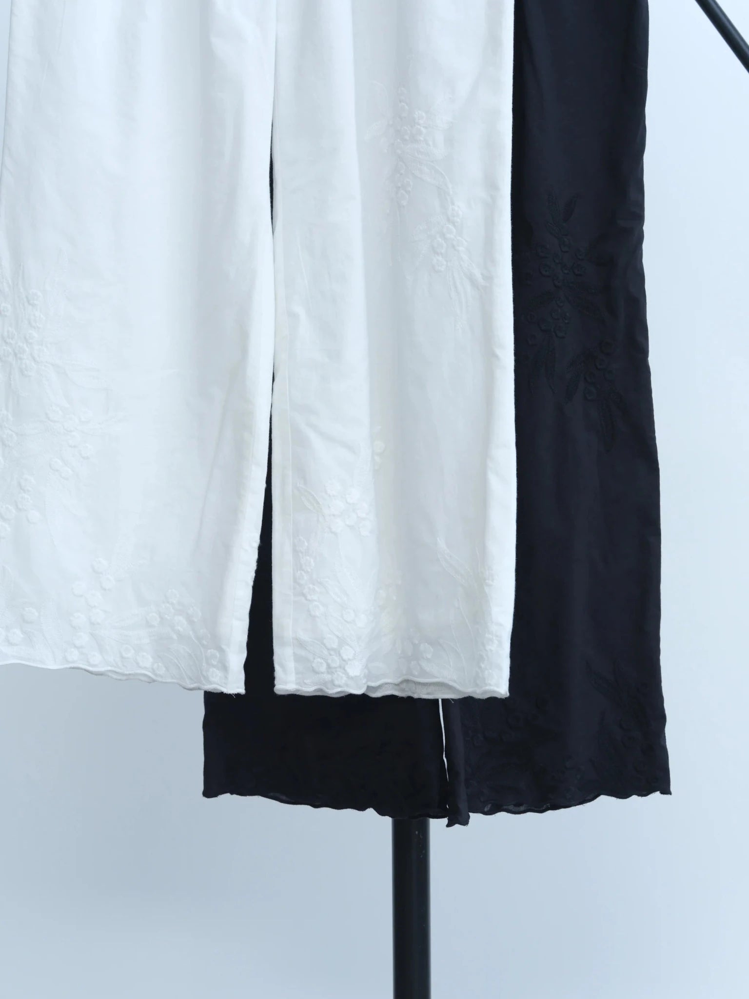 【Hella 2026 SPRING/SUMMER】embroidery easy pants - Champdelarose