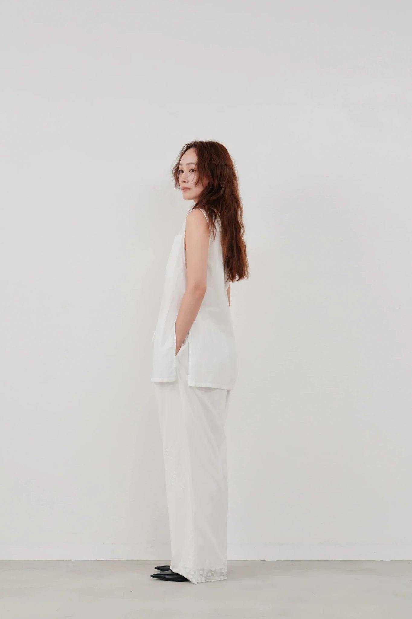 【Hella 2026 SPRING/SUMMER】embroidery pocket shirt - Champdelarose