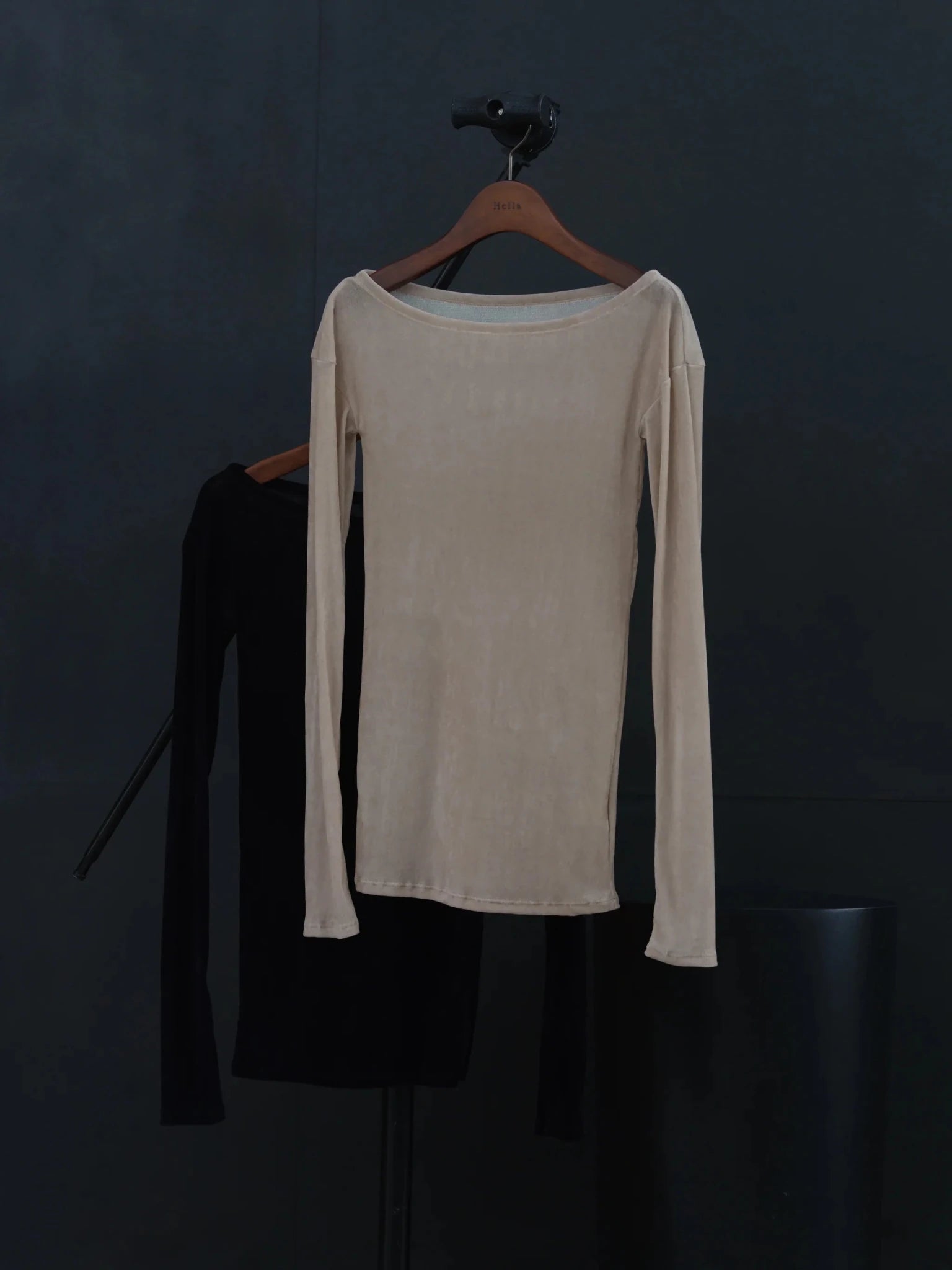 【Hella 2026 SPRING/SUMMER】flocky tulle top - Champdelarose