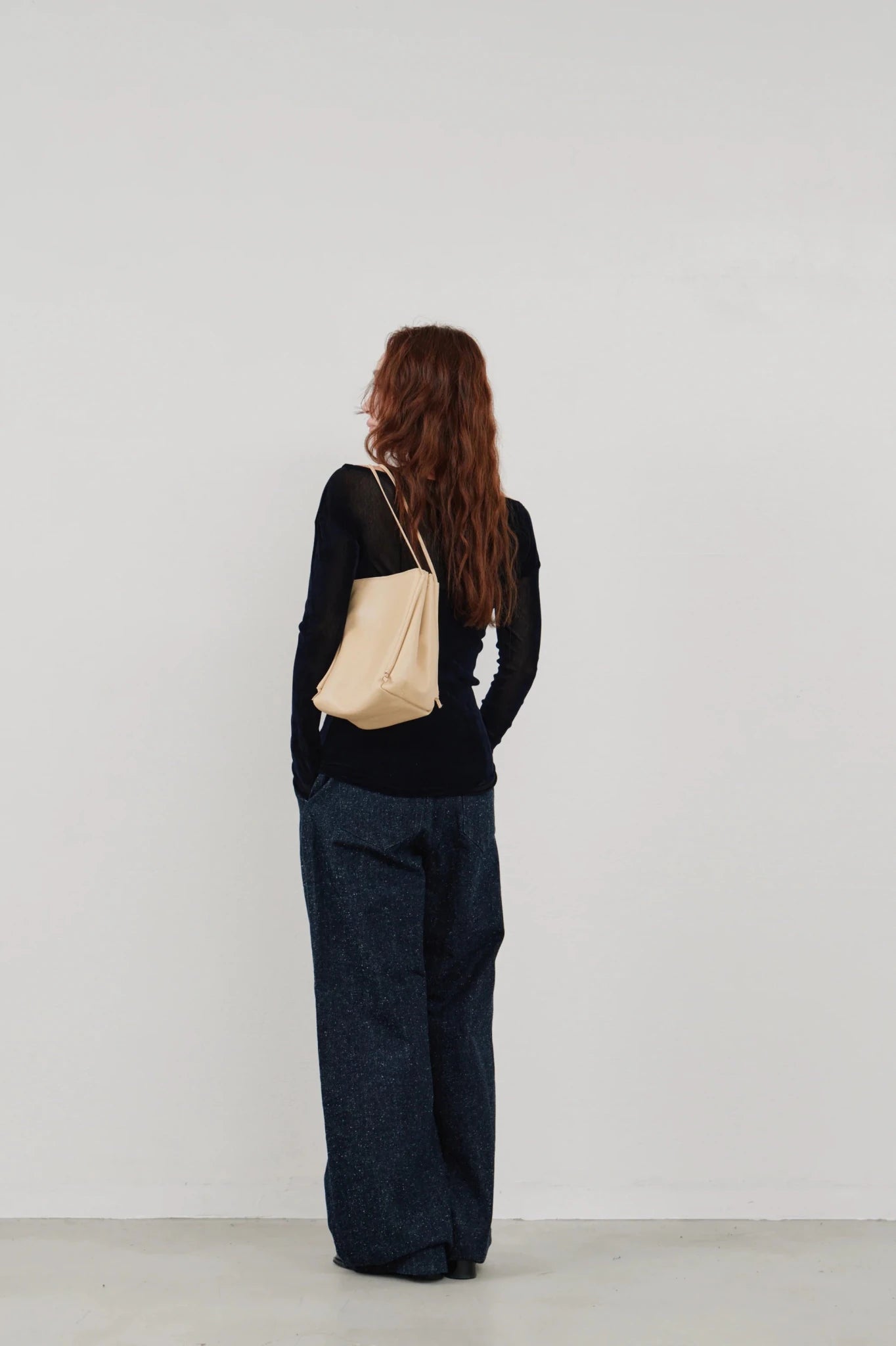 【Hella 2026 SPRING/SUMMER】flocky tulle top - Champdelarose