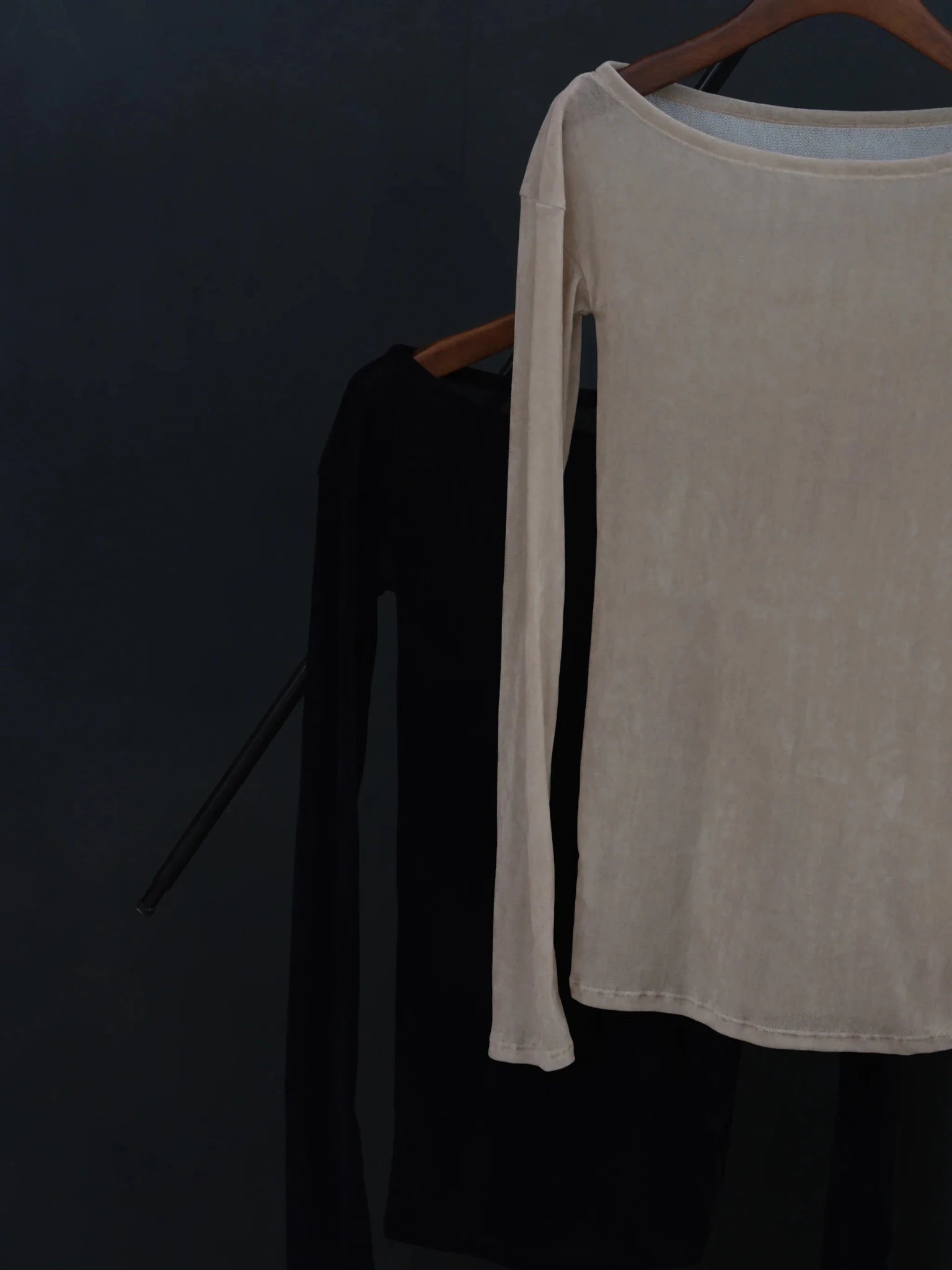 【Hella 2026 SPRING/SUMMER】flocky tulle top - Champdelarose