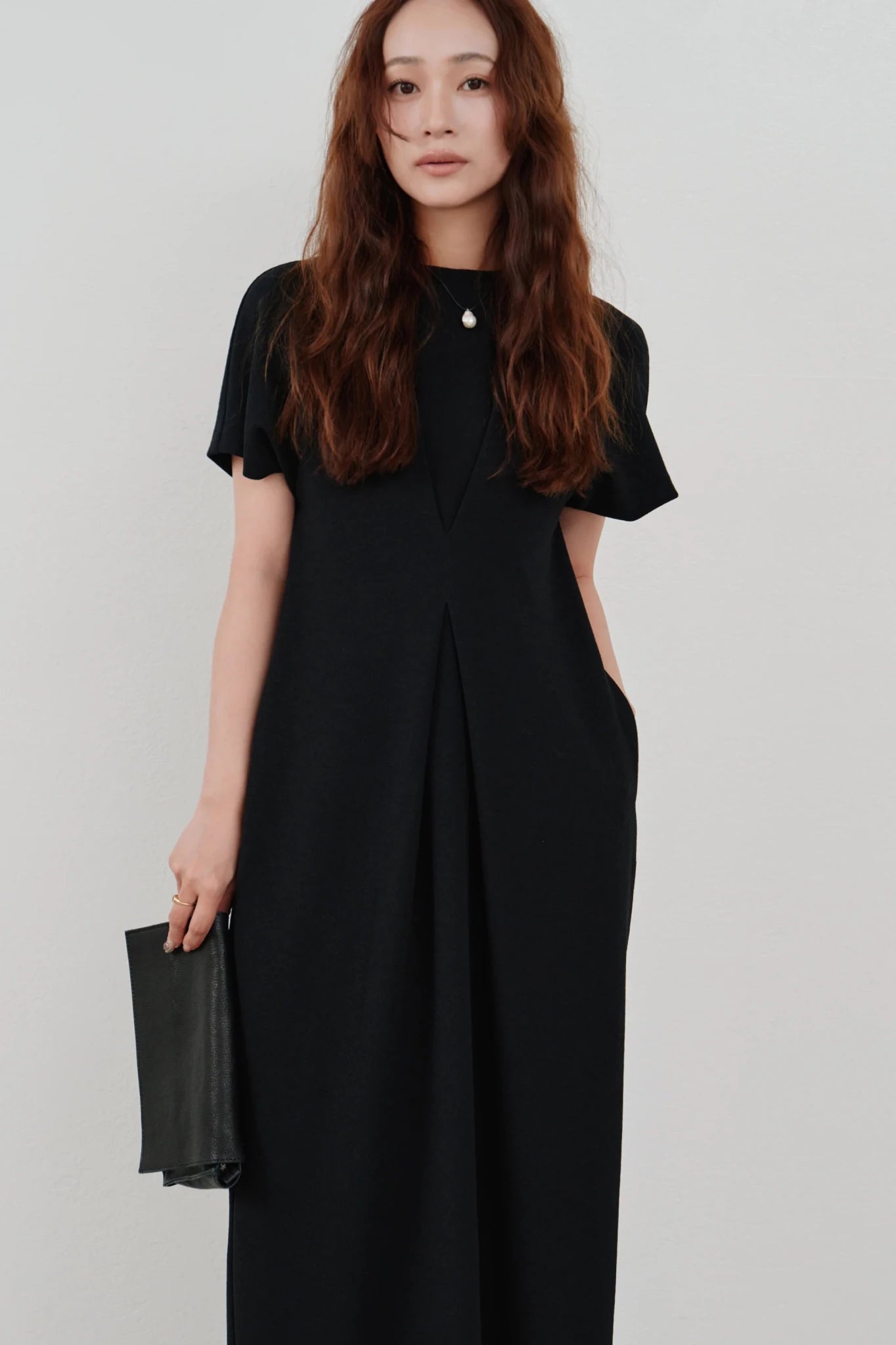 【Hella 2026 SPRING/SUMMER】front tuck cocoon dress - Champdelarose