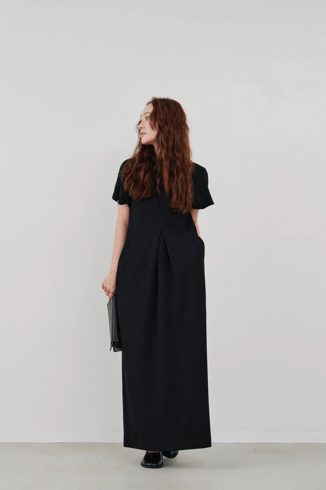 【Hella 2026 SPRING/SUMMER】front tuck cocoon dress - Champdelarose