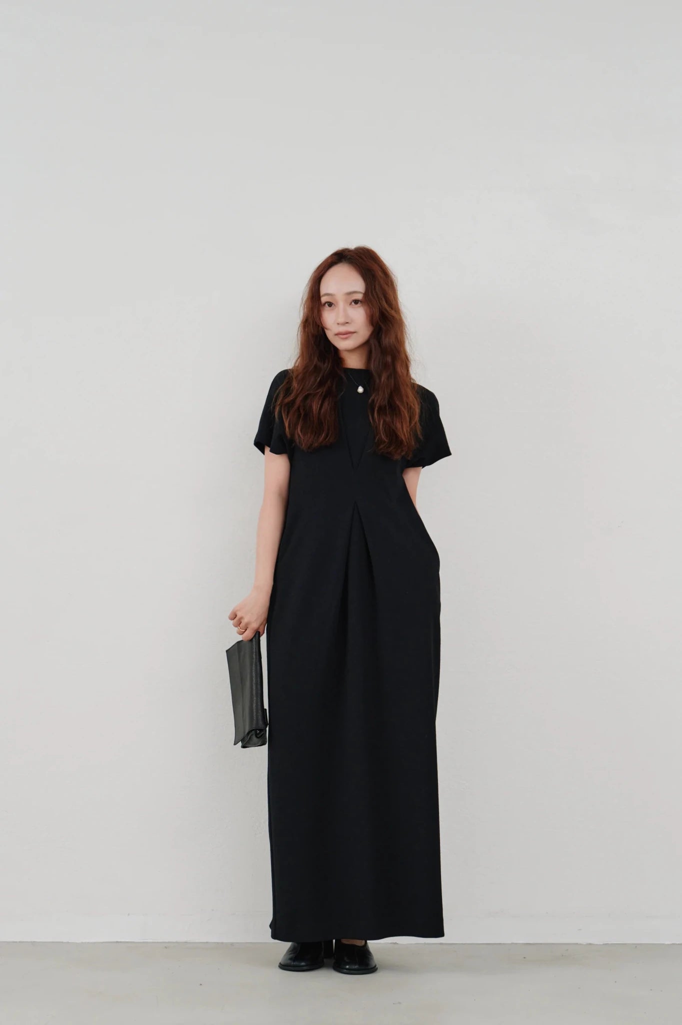 【Hella 2026 SPRING/SUMMER】front tuck cocoon dress - Champdelarose