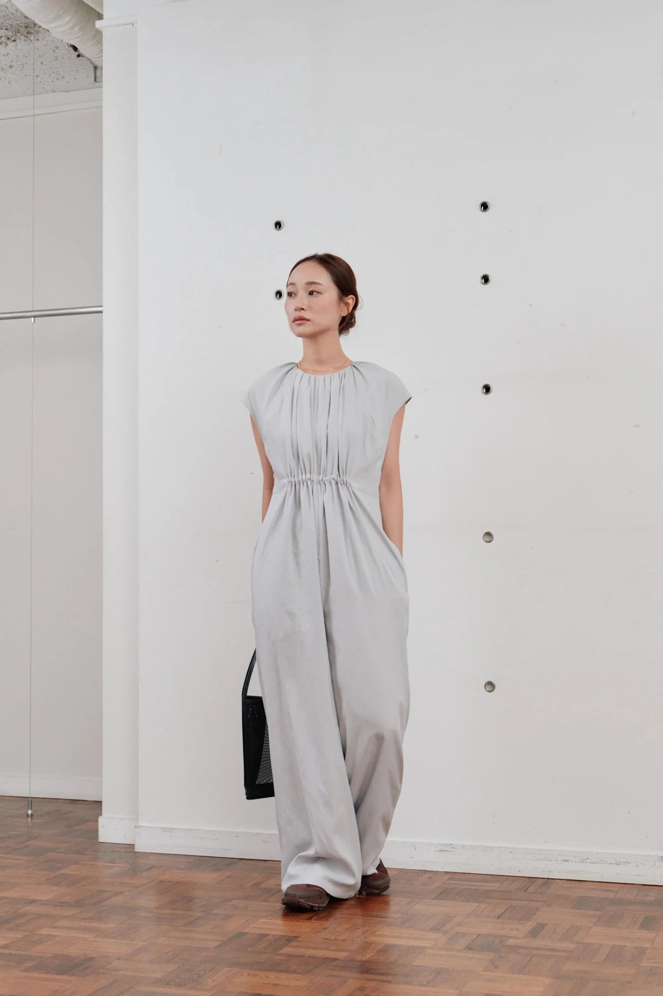 【Hella 2026 SPRING/SUMMER】gather neck combinaison - Champdelarose