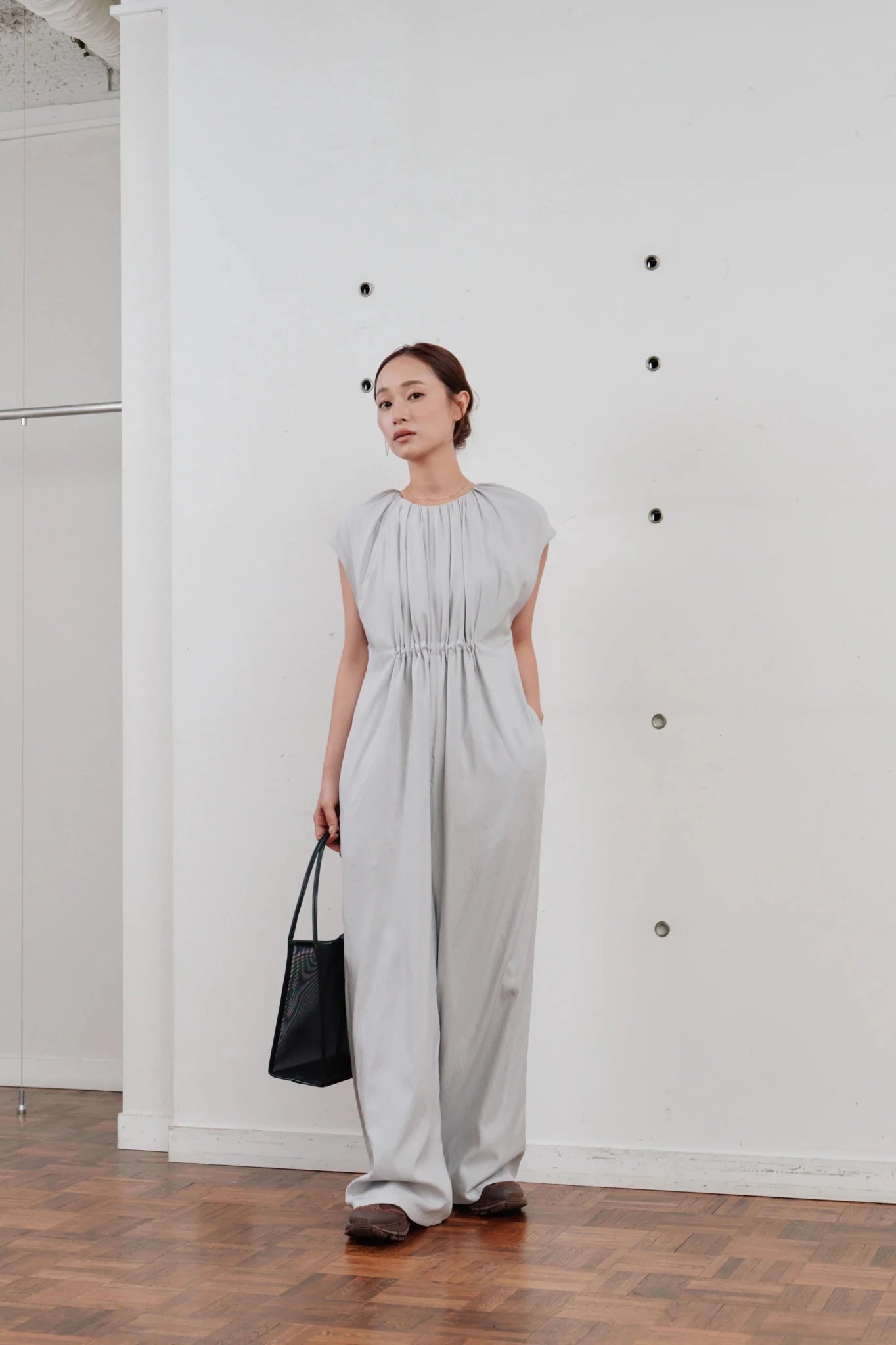【Hella 2026 SPRING/SUMMER】gather neck combinaison - Champdelarose