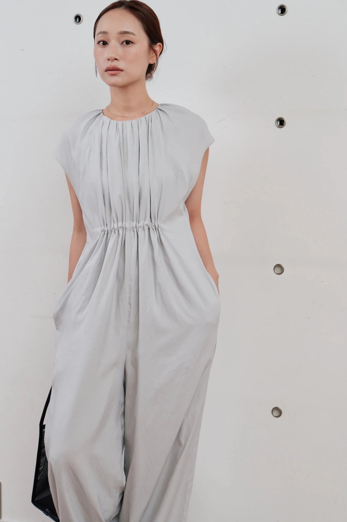 【Hella 2026 SPRING/SUMMER】gather neck combinaison - Champdelarose