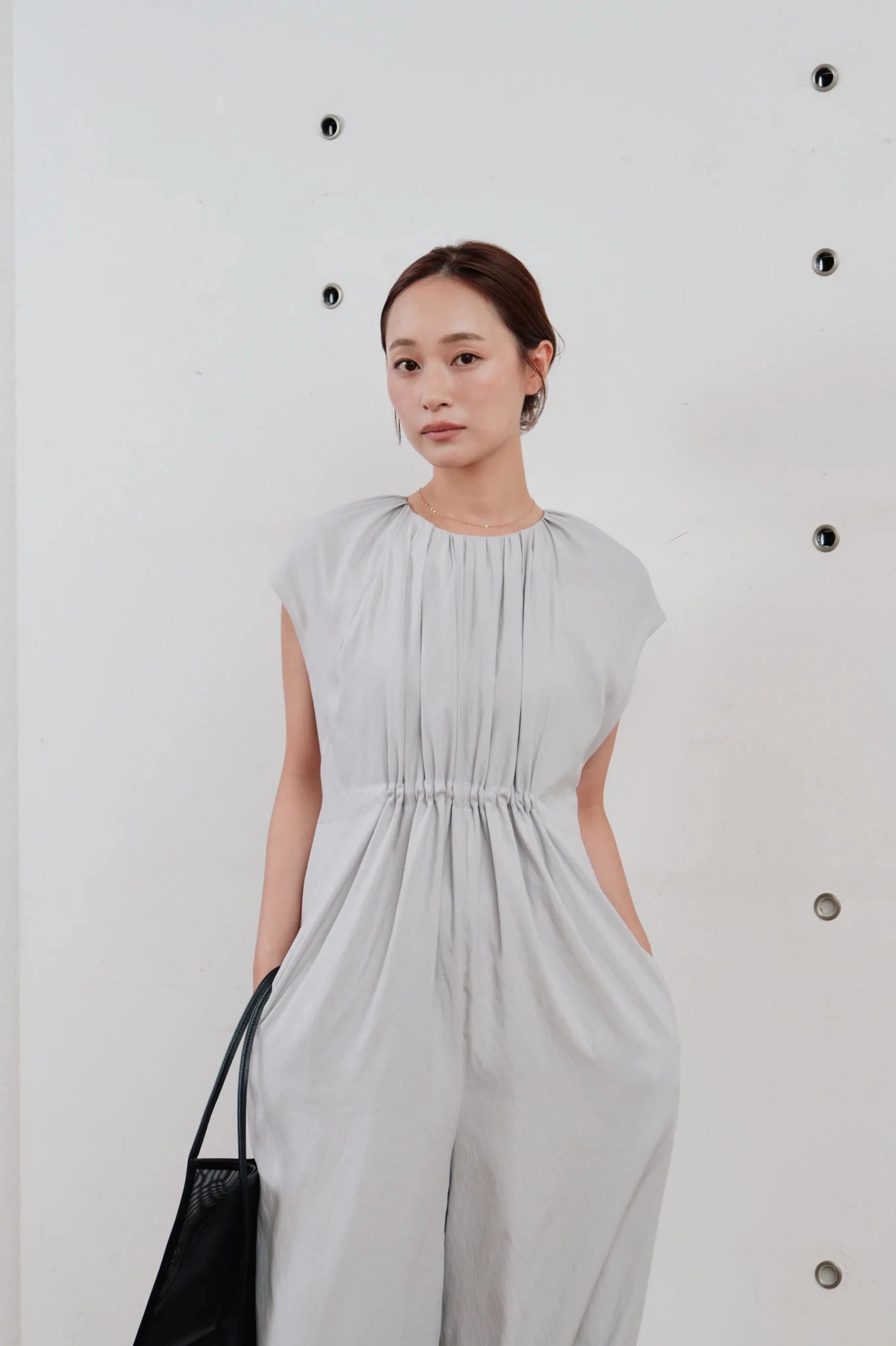 【Hella 2026 SPRING/SUMMER】gather neck combinaison - Champdelarose