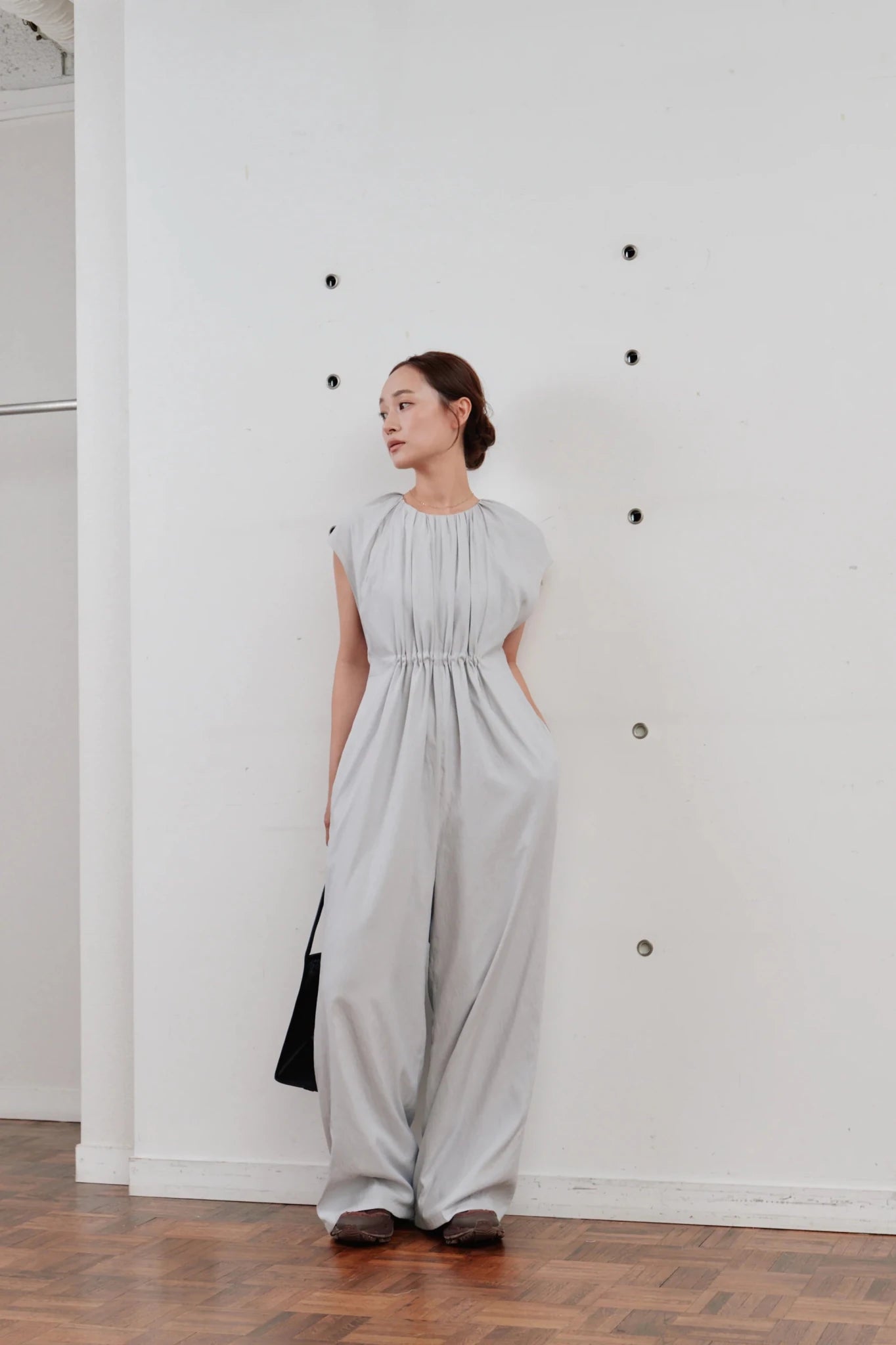 【Hella 2026 SPRING/SUMMER】gather neck combinaison - Champdelarose