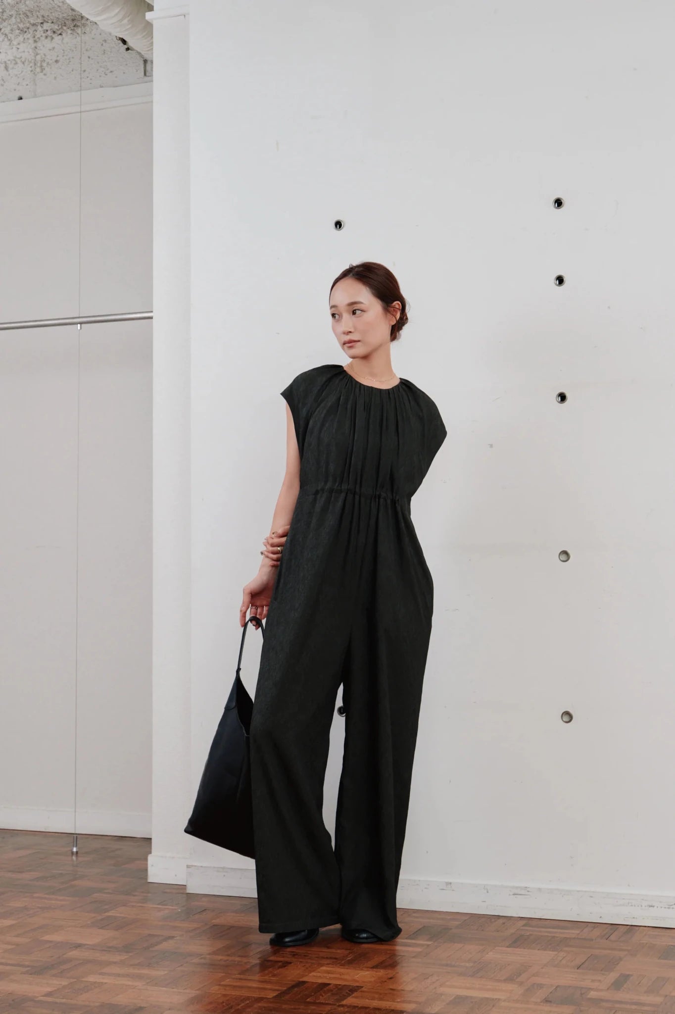 【Hella 2026 SPRING/SUMMER】gather neck combinaison - Champdelarose