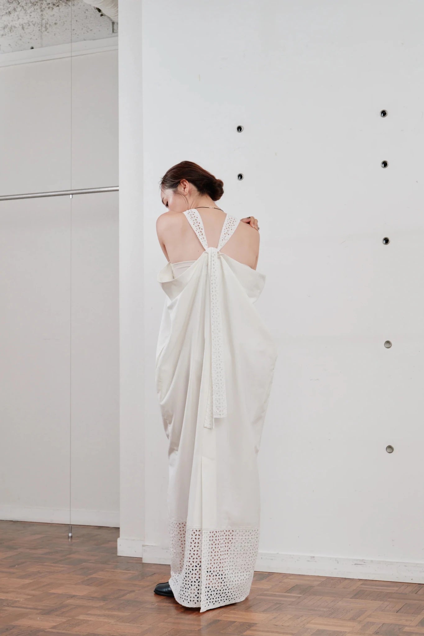 【Hella 2026 SPRING/SUMMER】lace tie over dress - Champdelarose