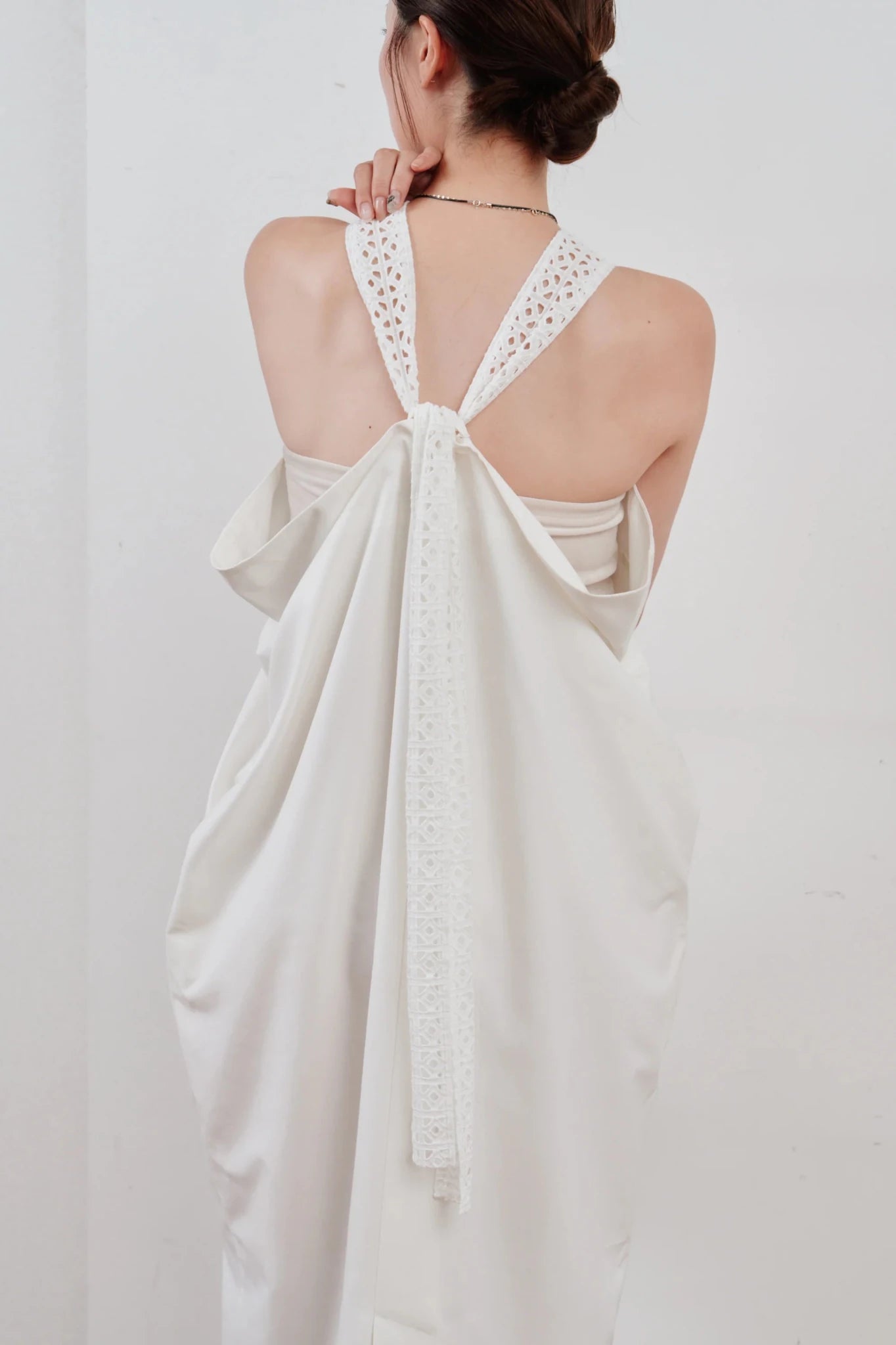 【Hella 2026 SPRING/SUMMER】lace tie over dress - Champdelarose