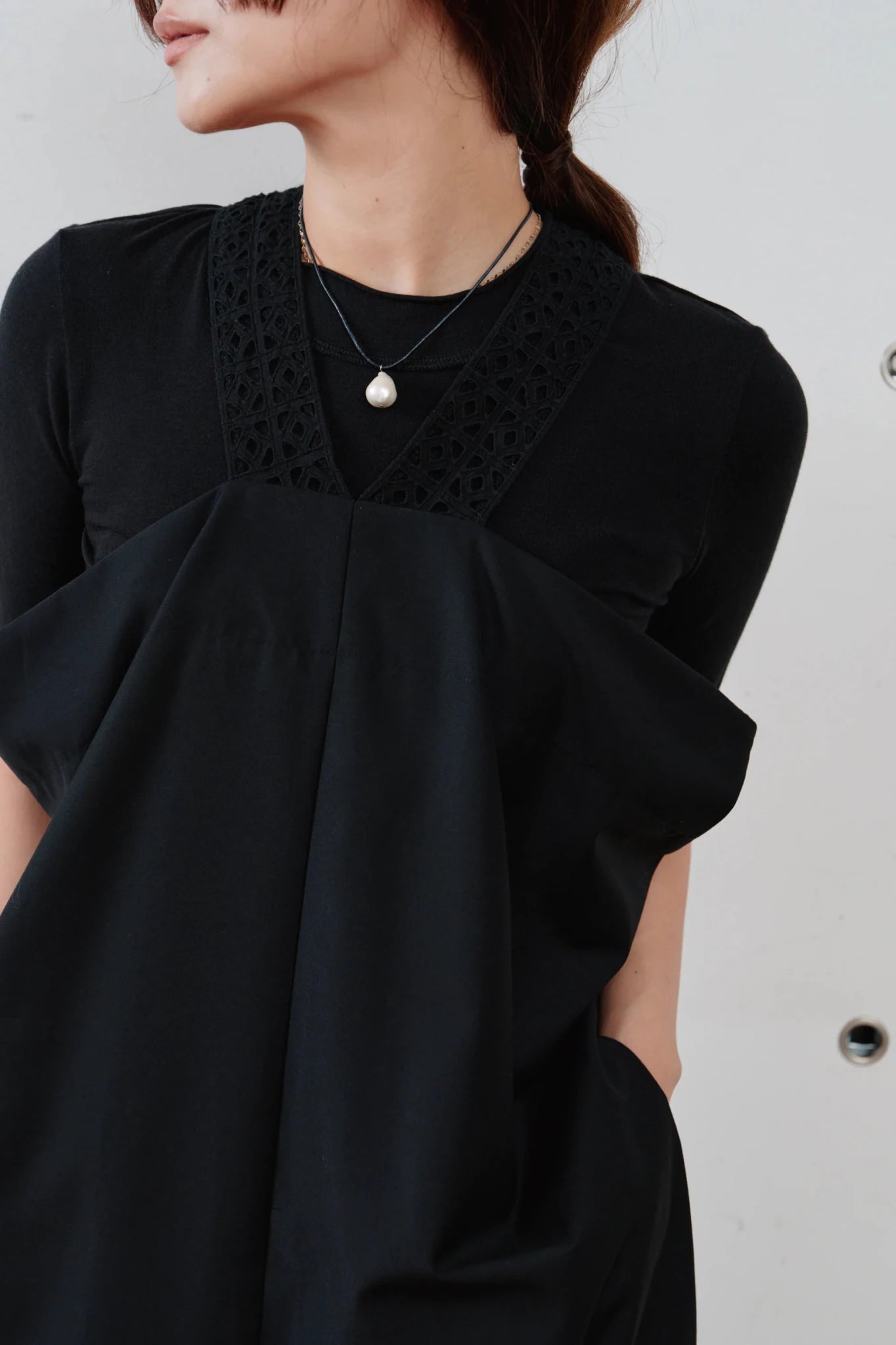 【Hella 2026 SPRING/SUMMER】lace tie over dress - Champdelarose