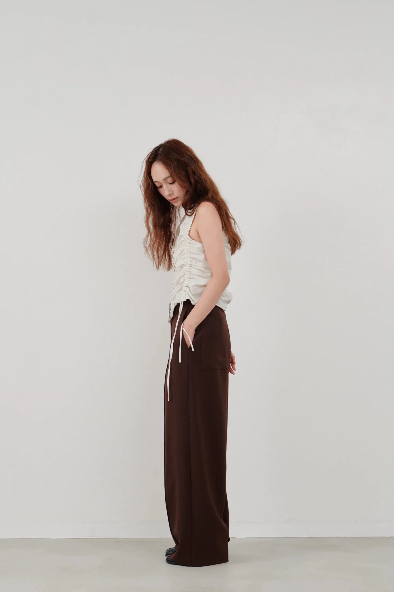【Hella 2026 SPRING/SUMMER】pintuck wide pants - Champdelarose