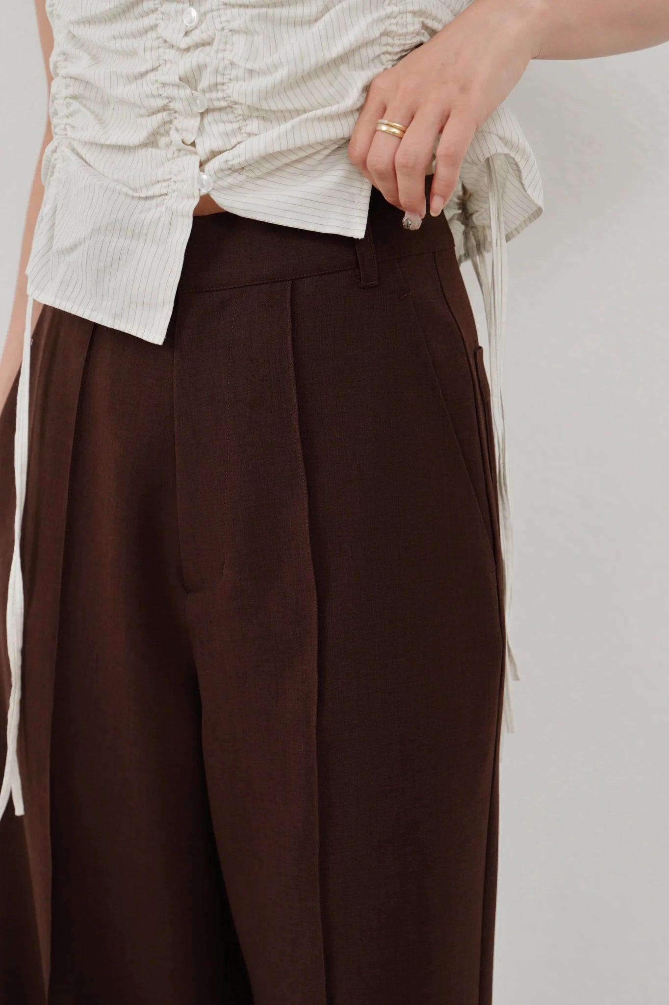 【Hella 2026 SPRING/SUMMER】pintuck wide pants - Champdelarose