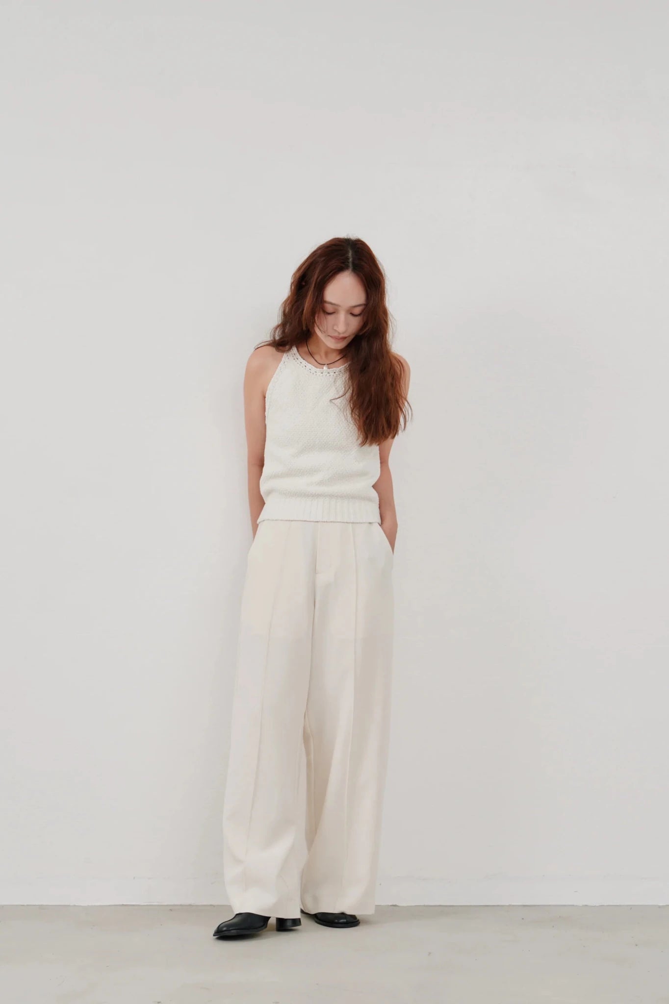 【Hella 2026 SPRING/SUMMER】pintuck wide pants - Champdelarose