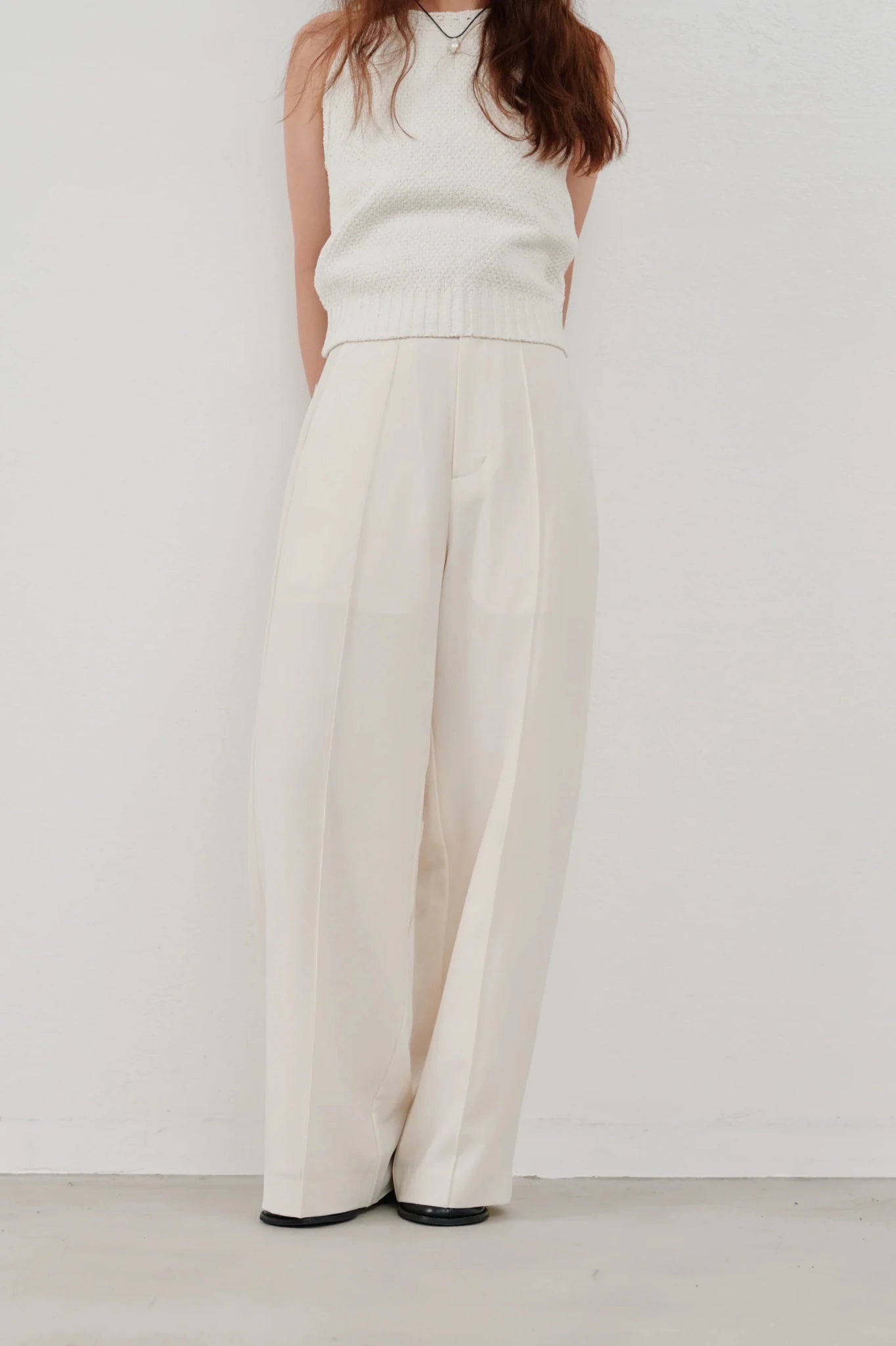 【Hella 2026 SPRING/SUMMER】pintuck wide pants - Champdelarose