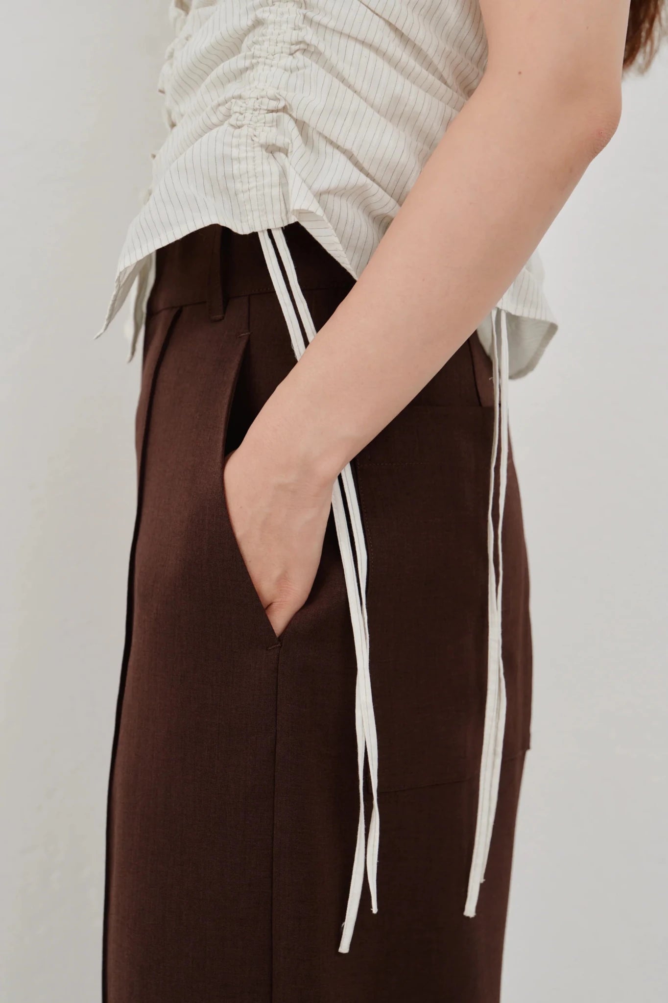 【Hella 2026 SPRING/SUMMER】pintuck wide pants - Champdelarose