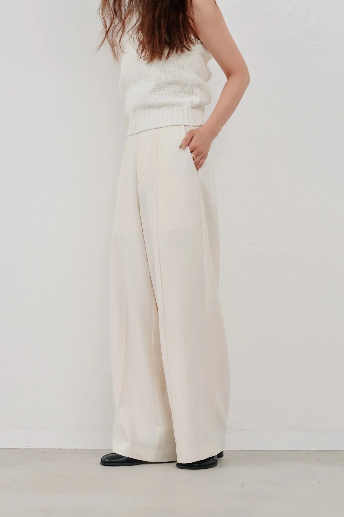 【Hella 2026 SPRING/SUMMER】pintuck wide pants - Champdelarose