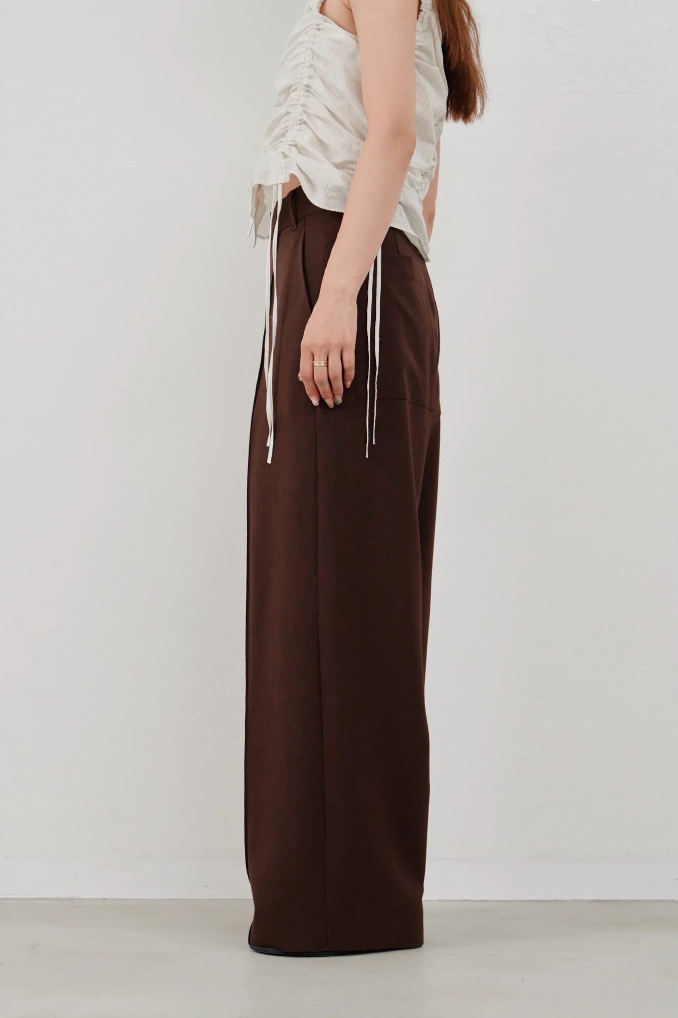 【Hella 2026 SPRING/SUMMER】pintuck wide pants - Champdelarose