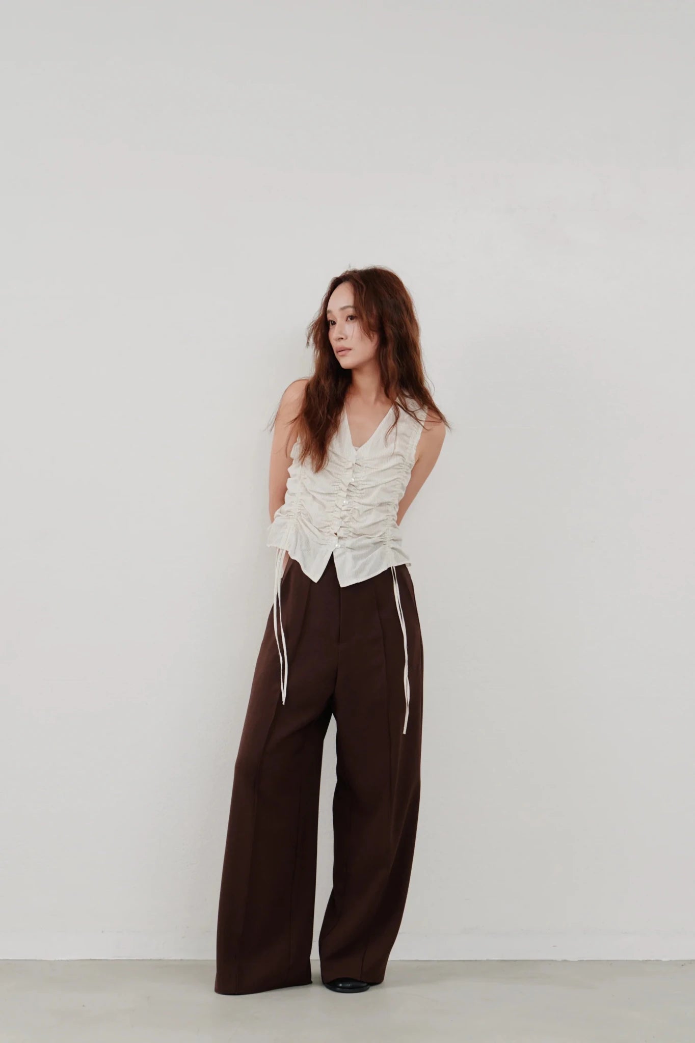 【Hella 2026 SPRING/SUMMER】pintuck wide pants - Champdelarose