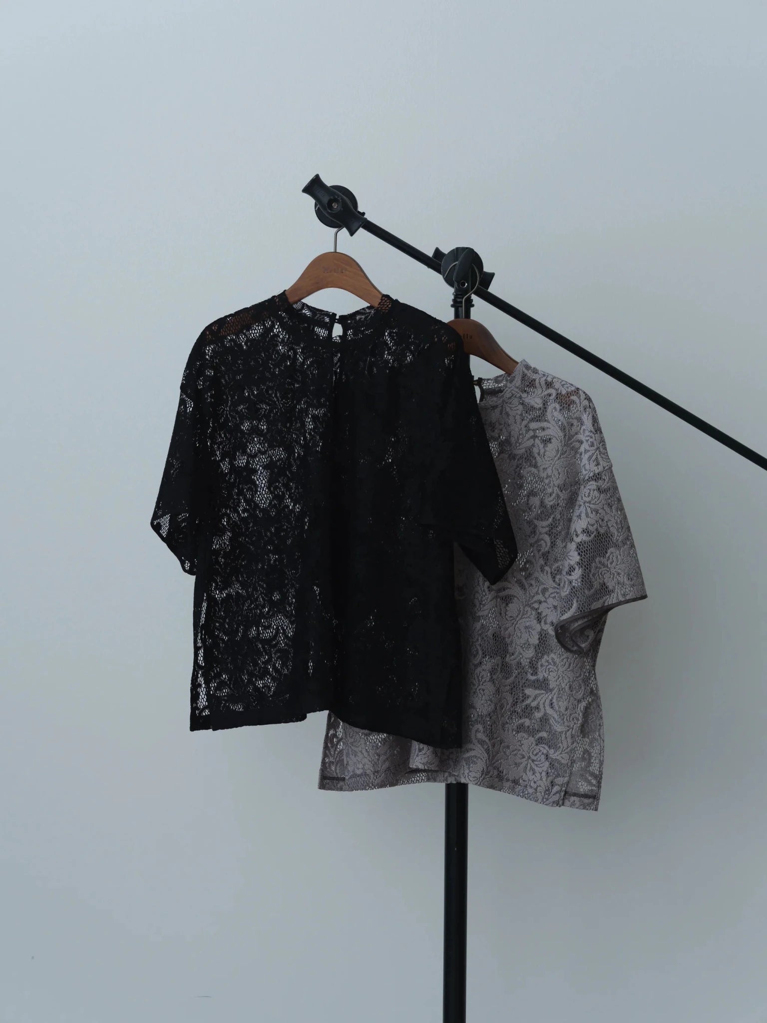 【Hella 2026 SPRING/SUMMER】rascel lace half sleeve top - Champdelarose