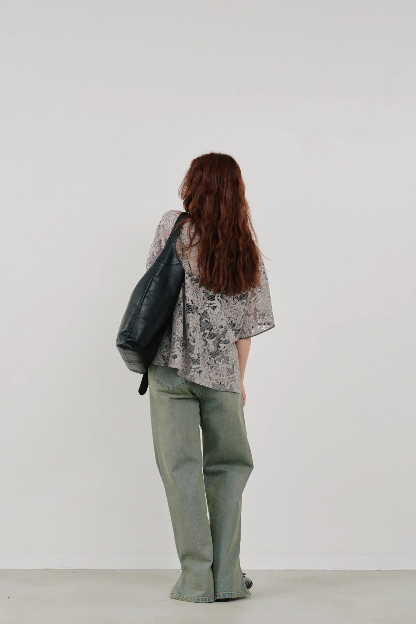 【Hella 2026 SPRING/SUMMER】rascel lace half sleeve top - Champdelarose