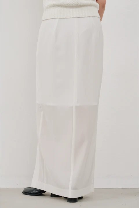 【Hella 2026 SPRING/SUMMER】sheer pencil skirt - Champdelarose