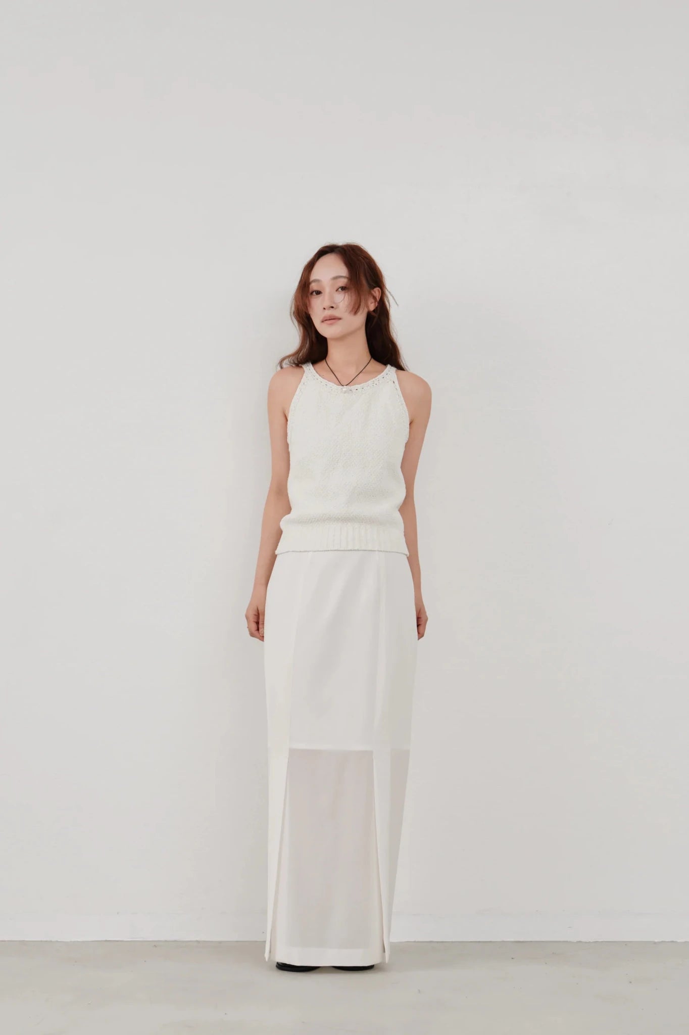 【Hella 2026 SPRING/SUMMER】sheer pencil skirt - Champdelarose