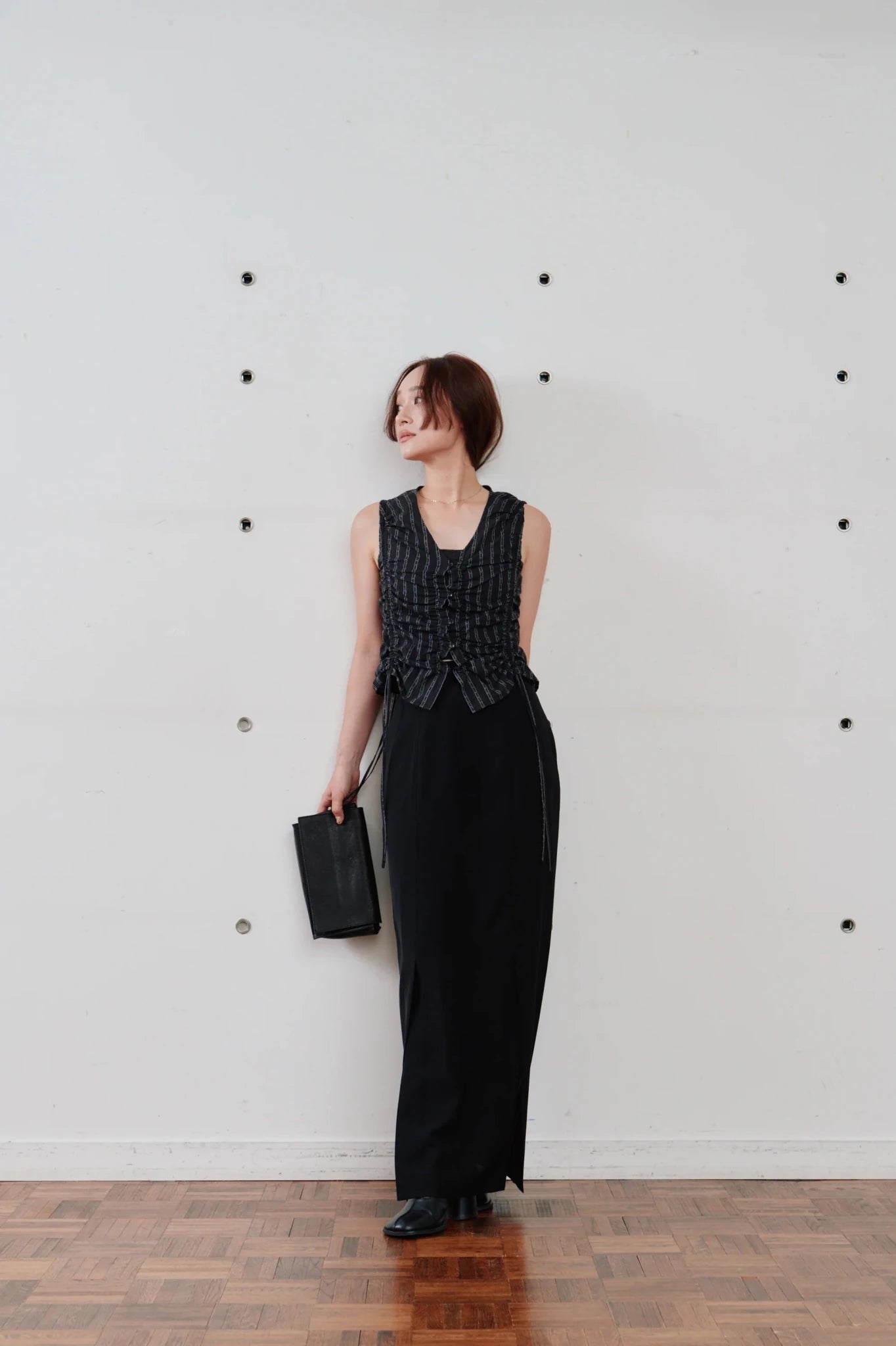 【Hella 2026 SPRING/SUMMER】sheer pencil skirt - Champdelarose